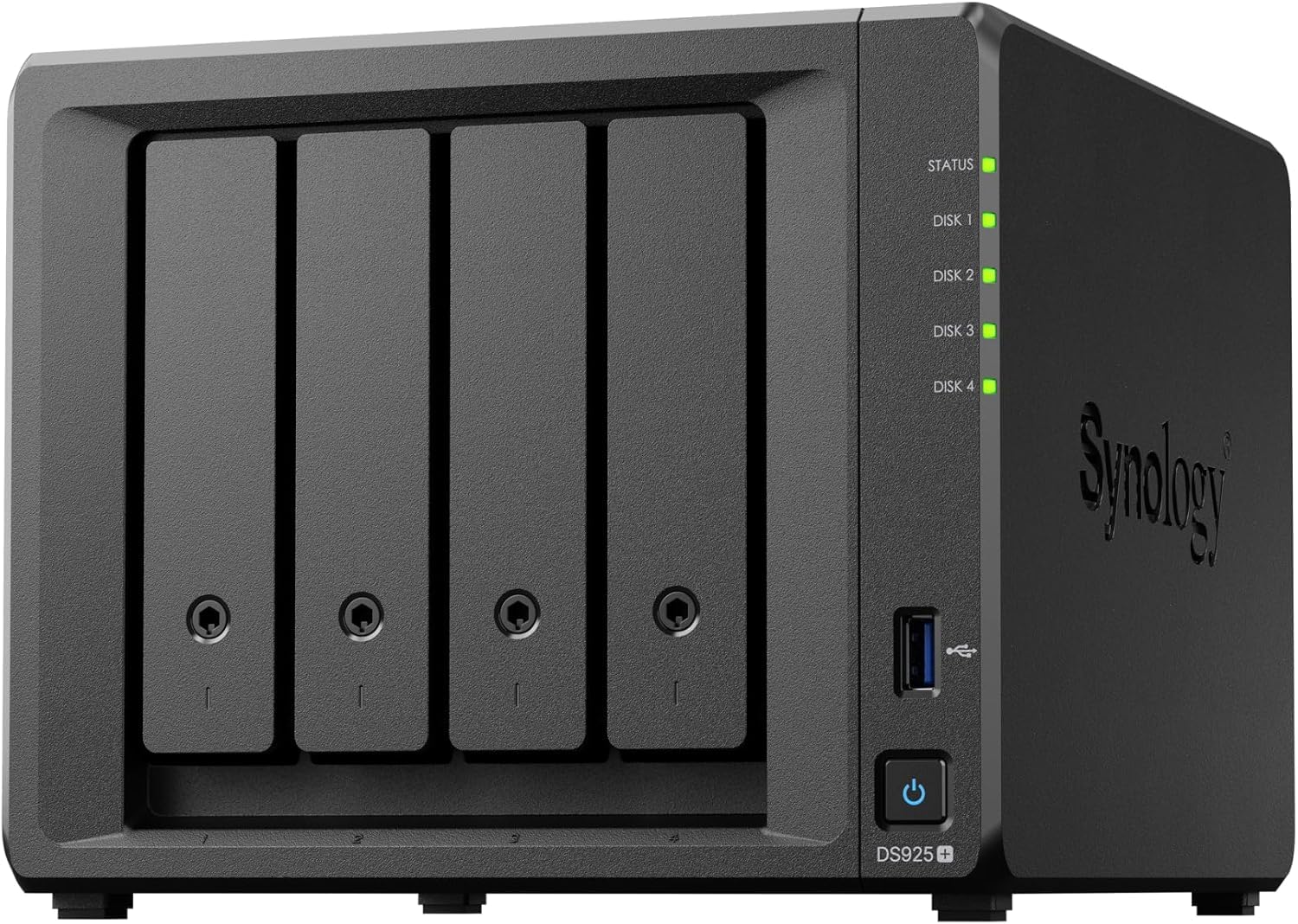 SYNOLOGY DS925+ DiskStation NAS Ryzen V1500B 4Go ECC SODIMM