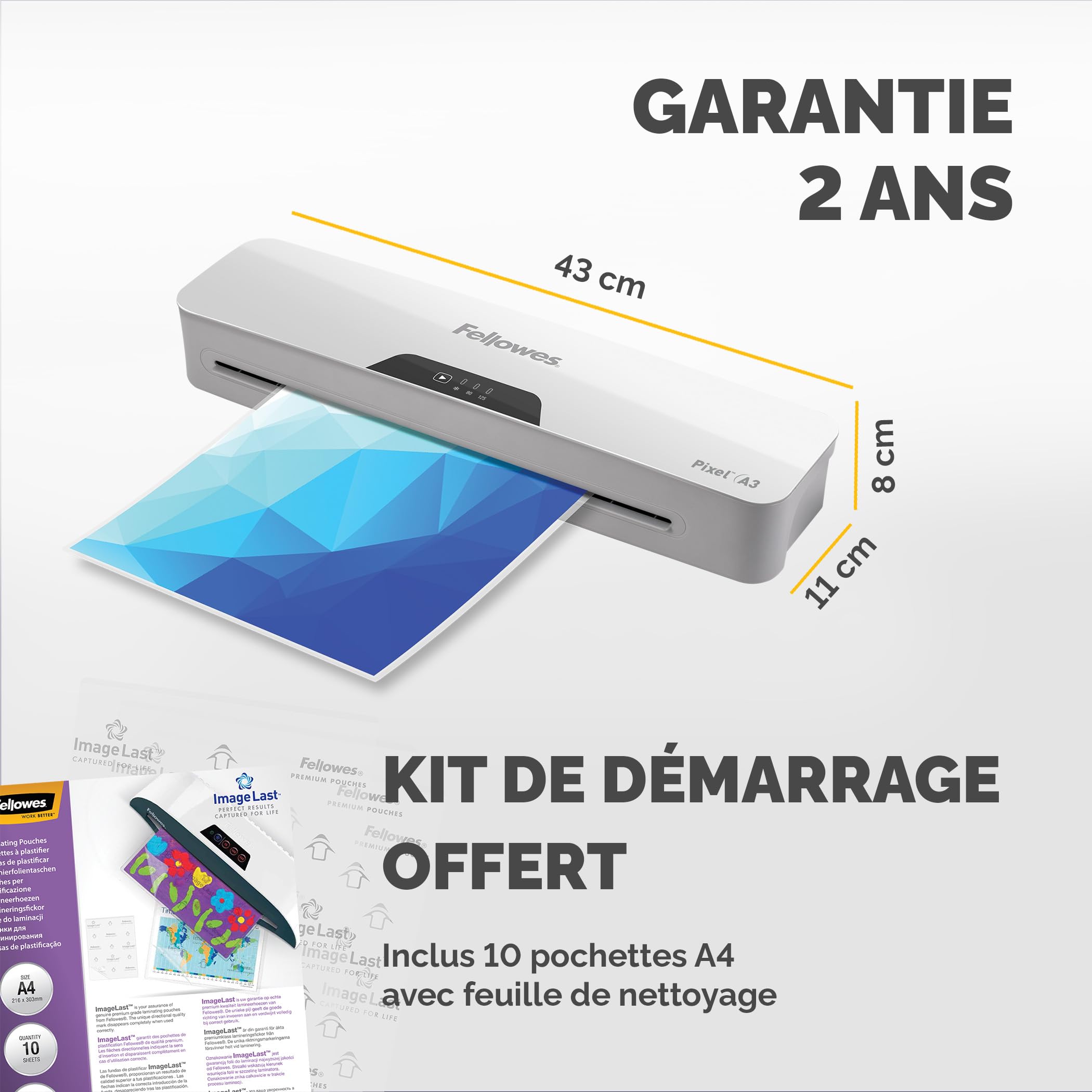 FELLOWES plastifieuse pixel a3 230v eu