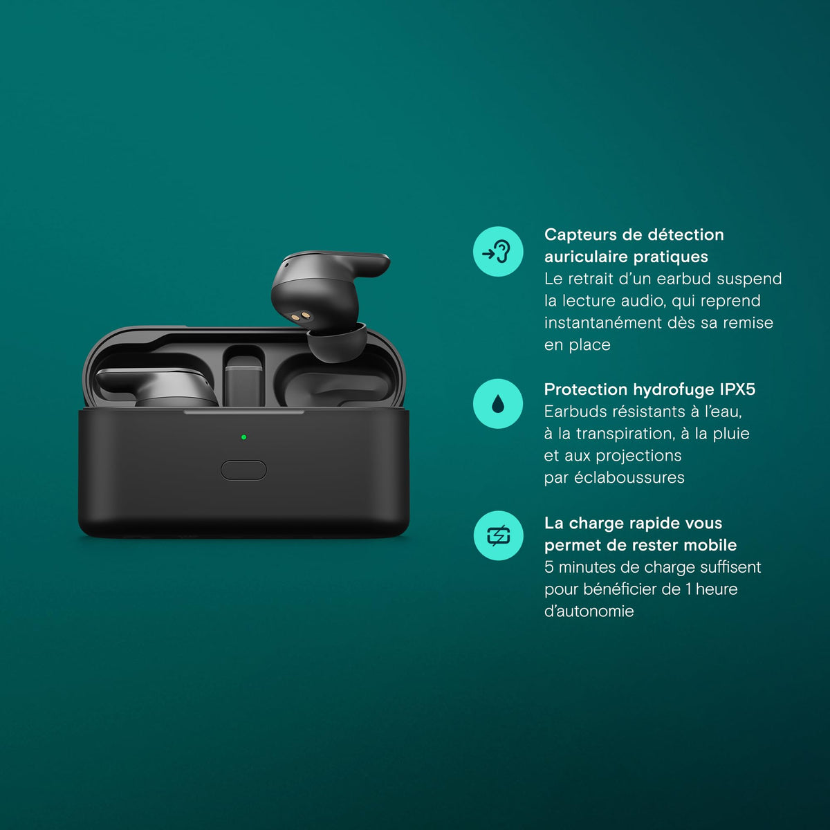 EPOS ADAPT E1 Headset Scandinavian Black