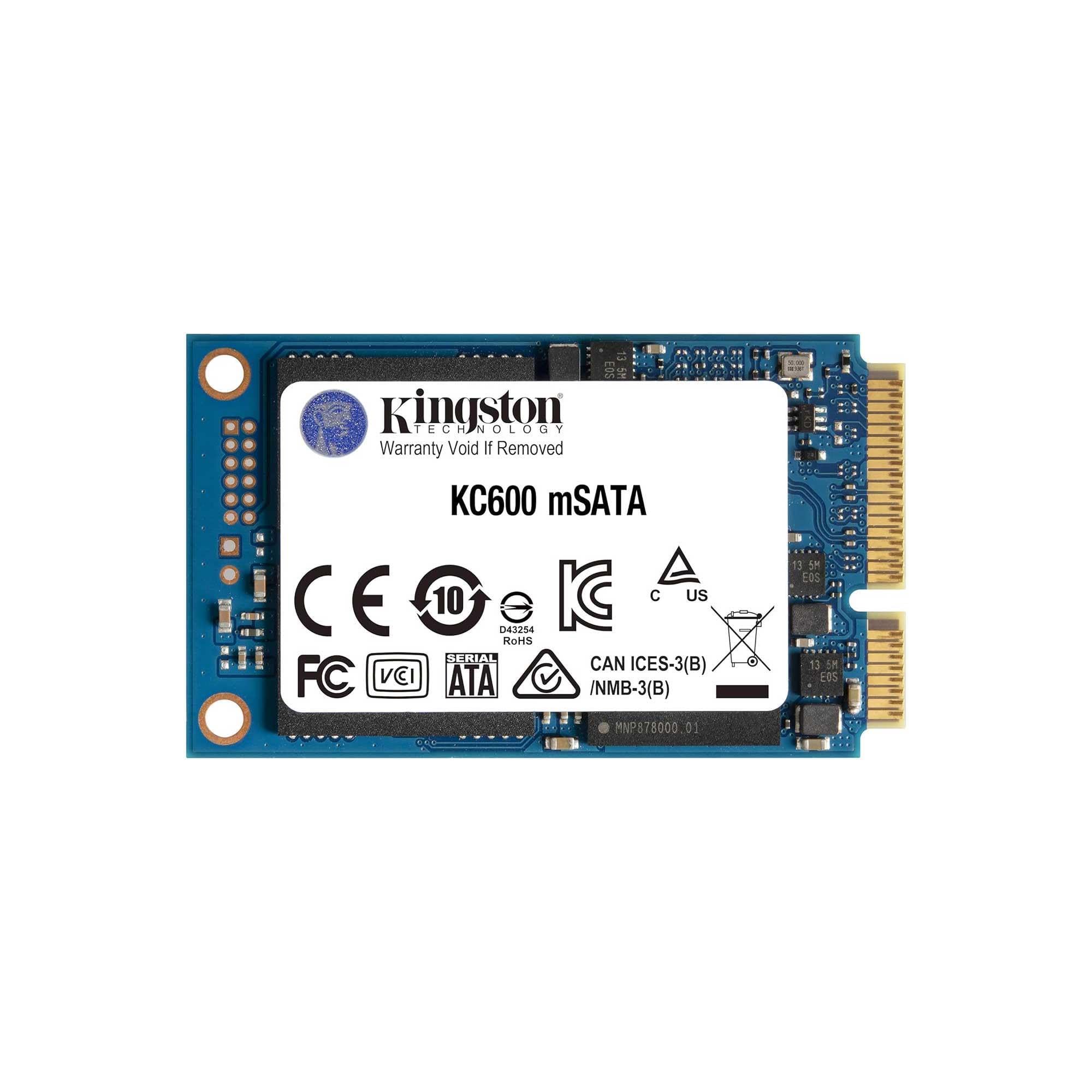 KINGSTON KC600 512Go SATA3 mSATA SSD