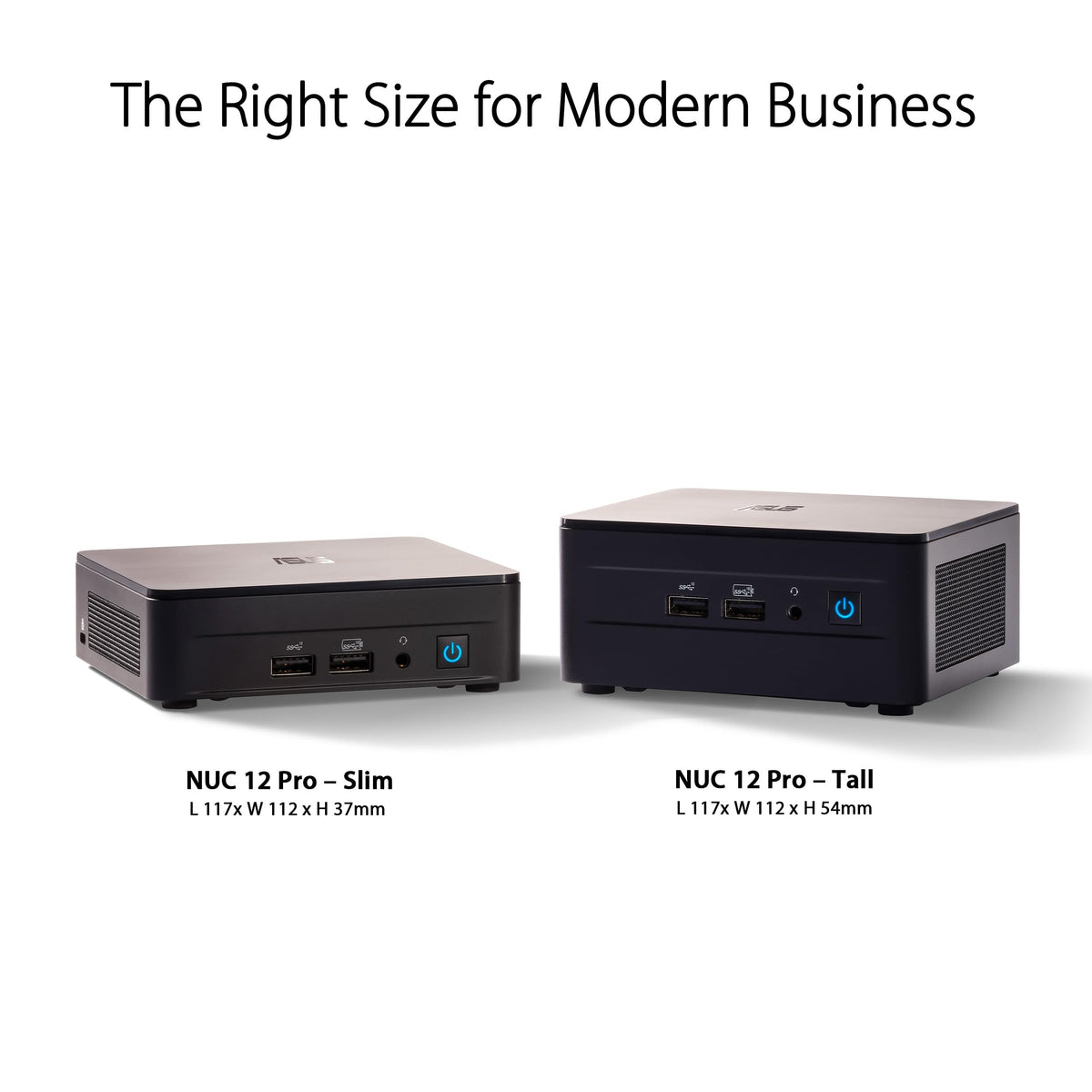 ASUS NUC12WSKV7 Barebone Intel Core i7-1270P vPro Slim Kit No Cord