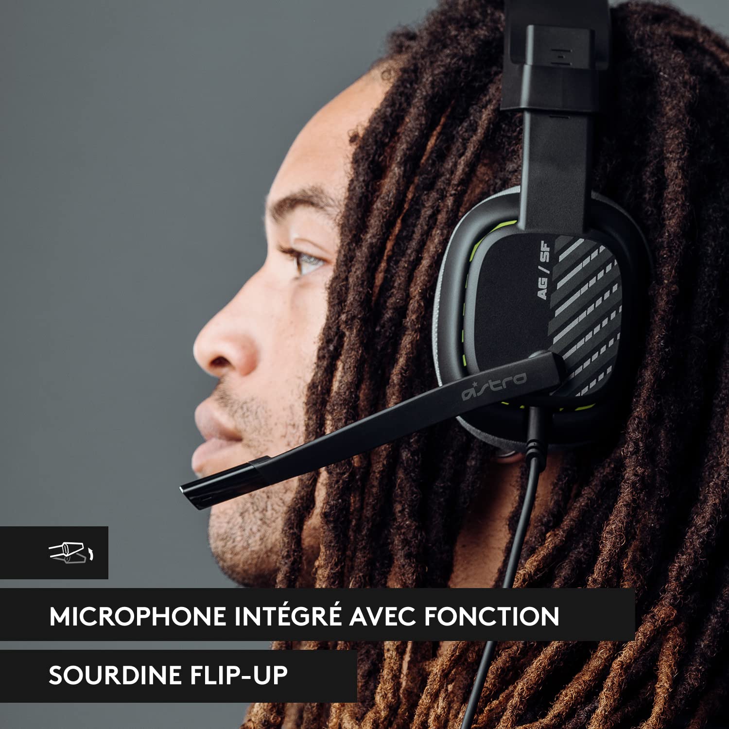 LOGITECH Astro Gaming A10 Gen 2 Headset full size wired 3.5 mm jack black