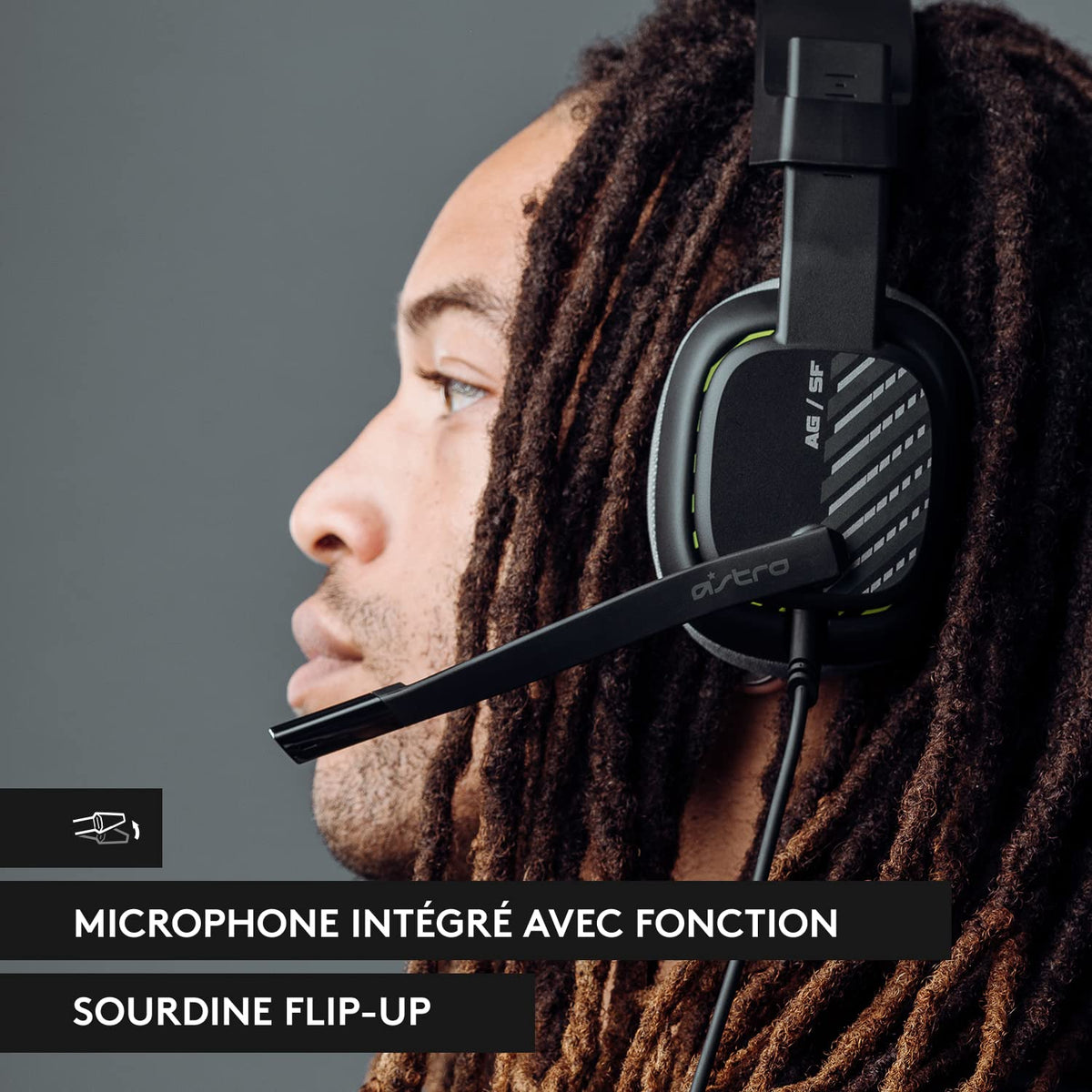 LOGITECH Astro Gaming A10 Gen 2 Headset full size wired 3.5 mm jack black