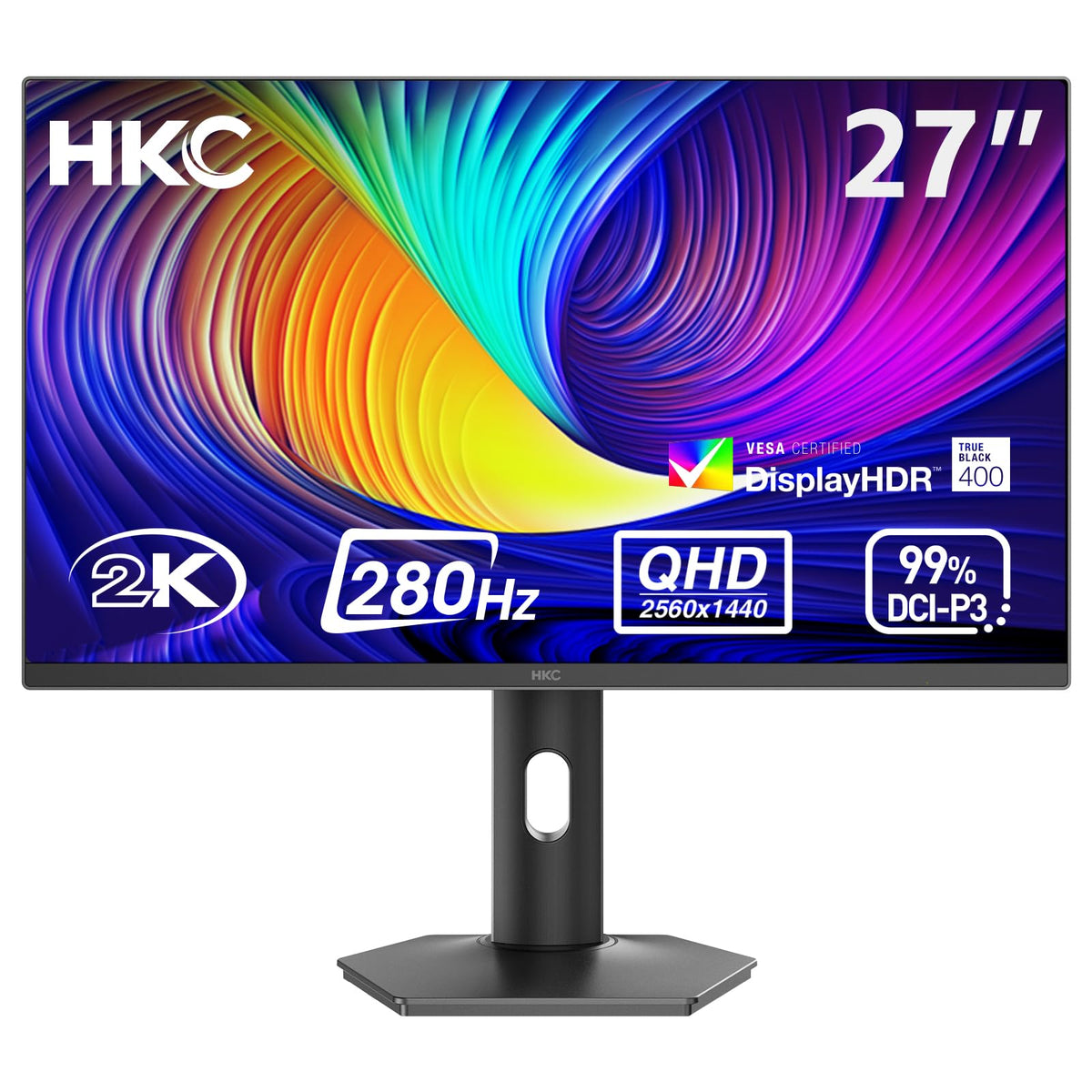 Ecran 27 HKC GS27QTS gaming 2560x1440 OLED 16:9 280Hz 1500000:1 0.03ms 250cd/m