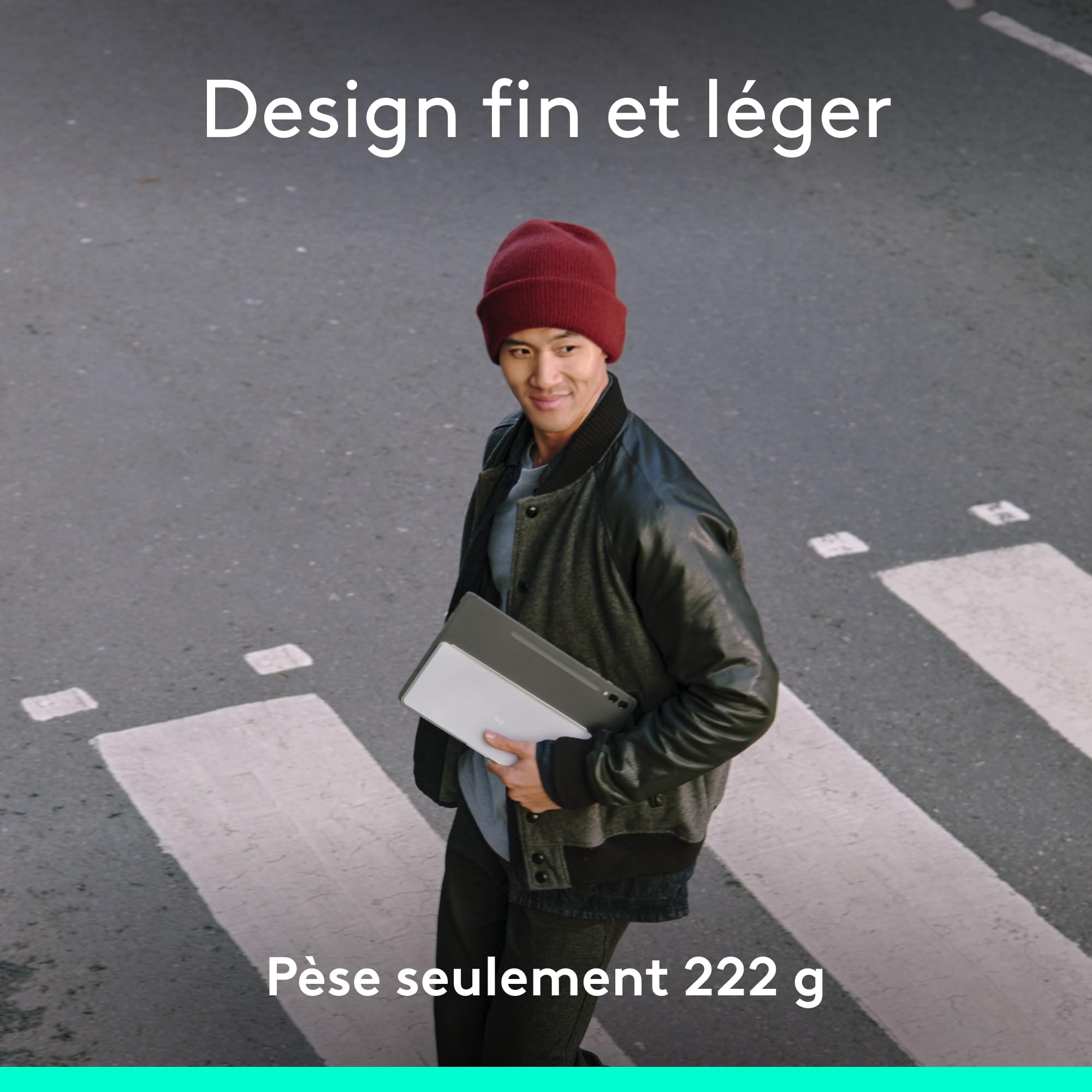 LOGITECH Keys-To-Go 2 - Pale Grey (FR)