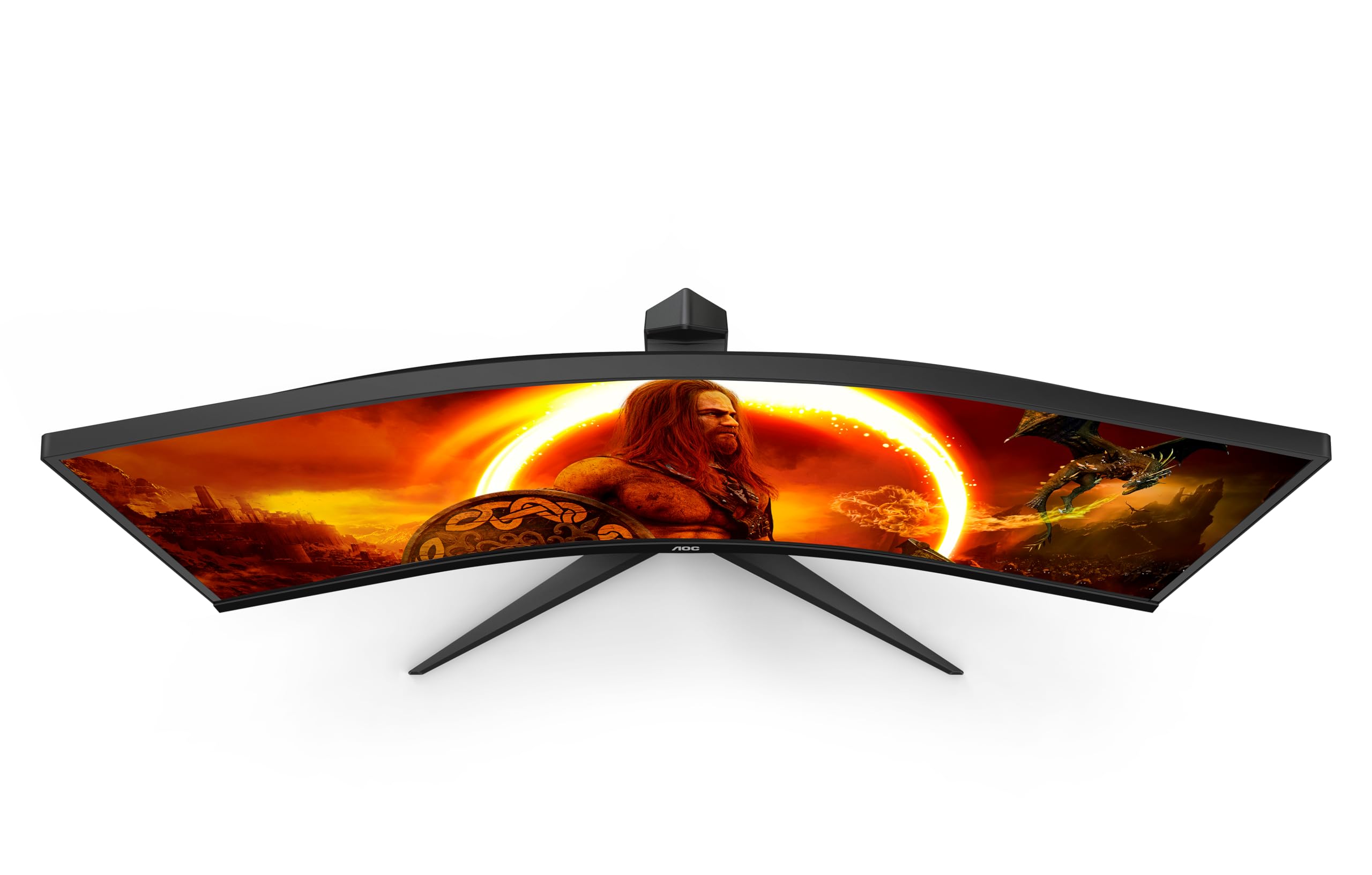 AOC CU34G2XP/BK 34p 3440x1440 VA 180hz High adjustable Stand HDR400 Freesync Premium USB HUB 4x3.0 2xDP 2xHDMI