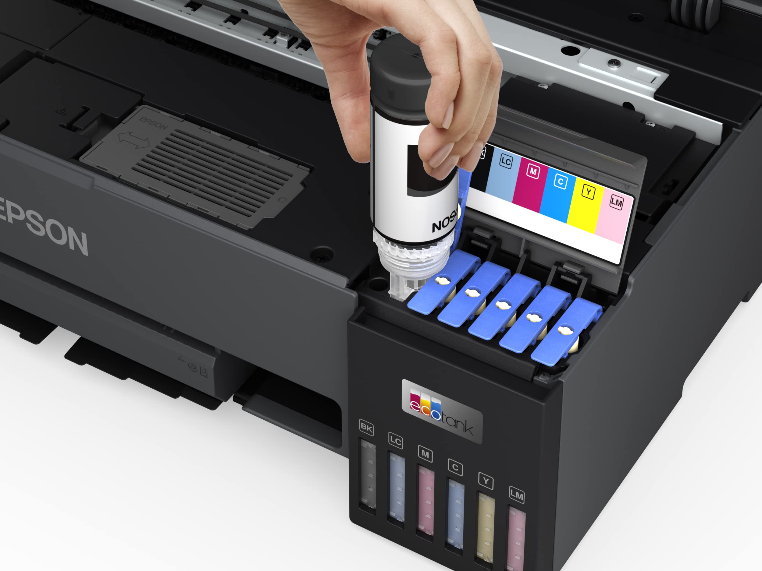 EPSON EcoTank ET-18100 Printer colour ink-jet refillable A3 5760x1440dpi 8ppm mono/8ppm colour capacity 80 sheets USB Wi-Fi