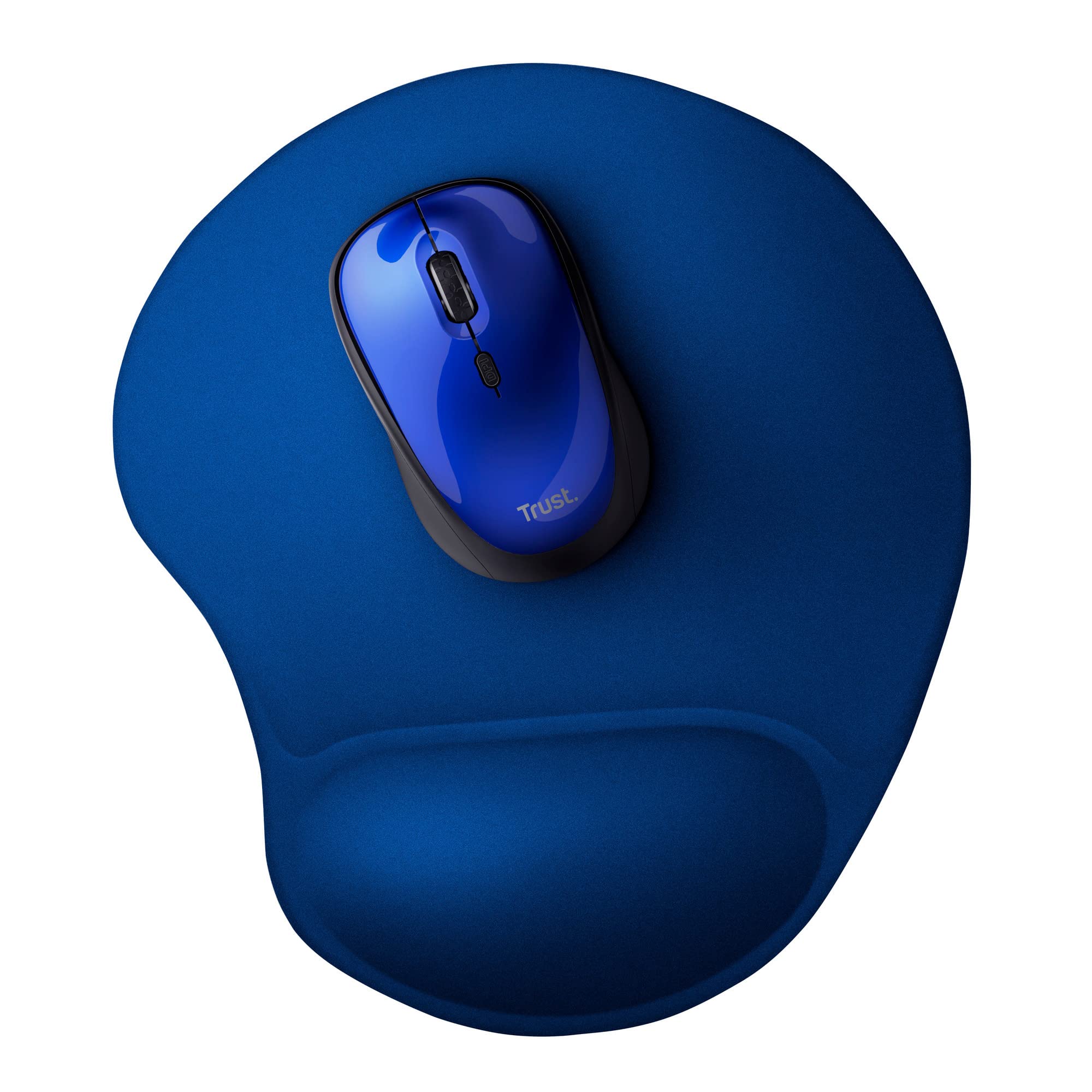 TRUST Tapis de souris ergonomique BIGFOOT - bleu