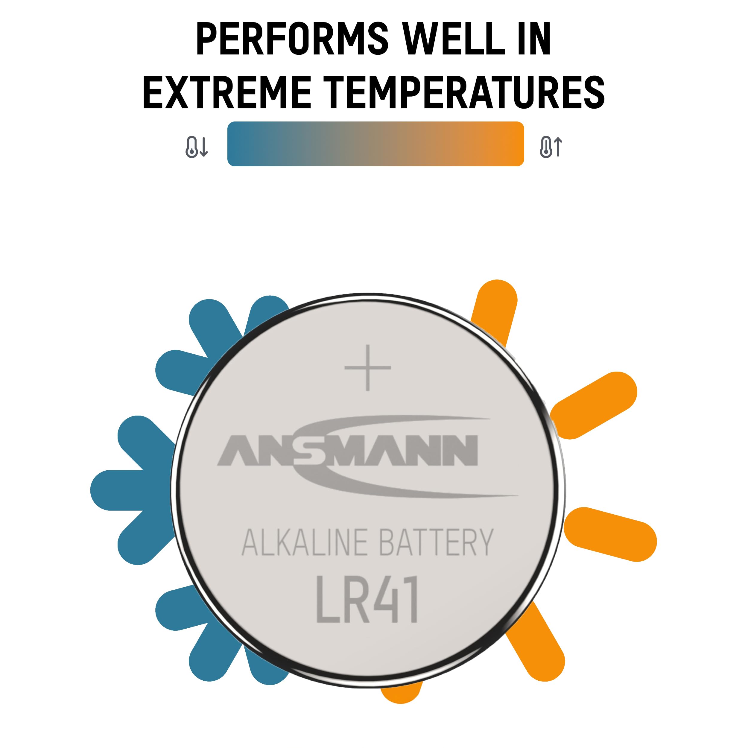 ANSMANN Piles alcalines 5015332 LR41 blister de 1