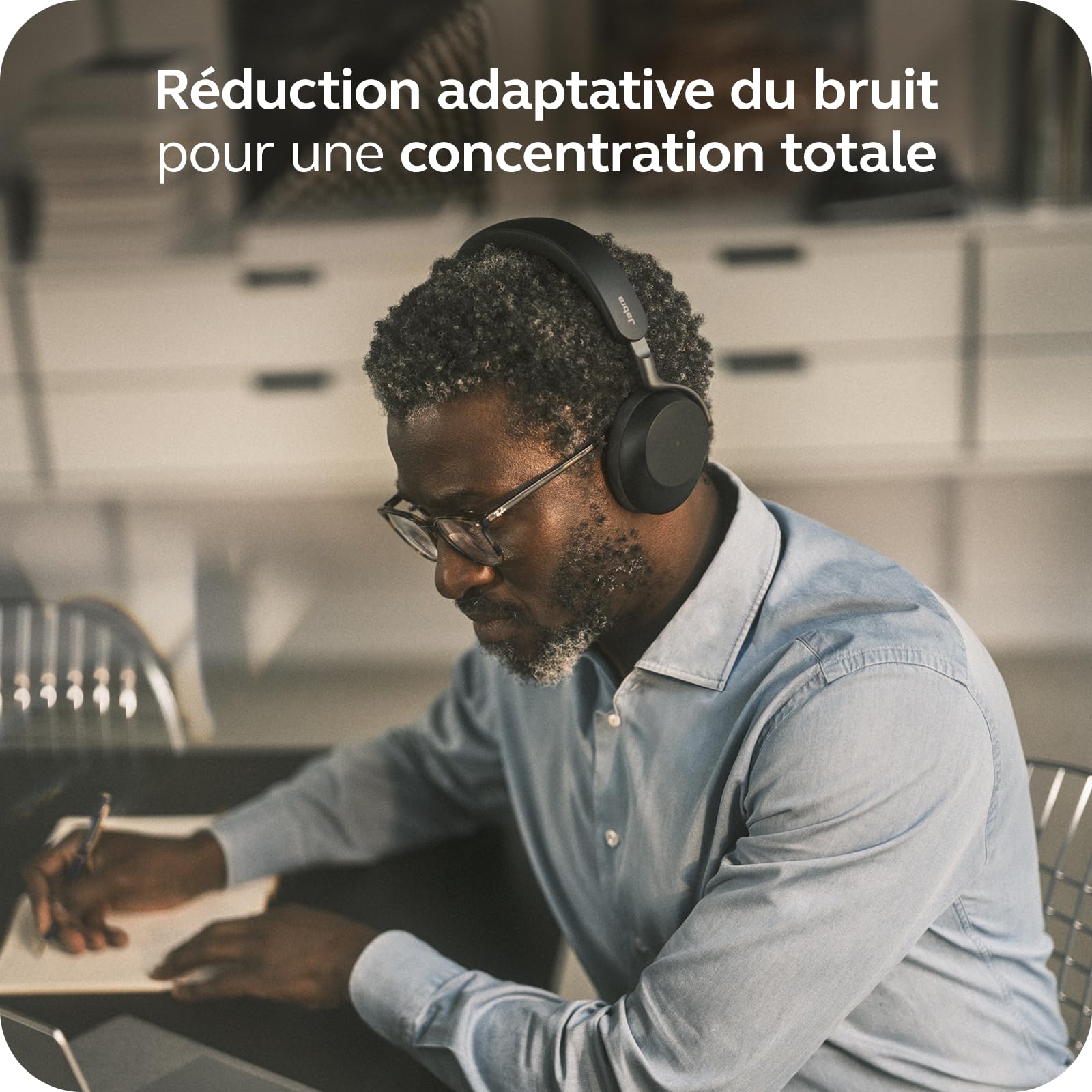 Jabra Evolve3 75 UC Link 390 USB-C Bla