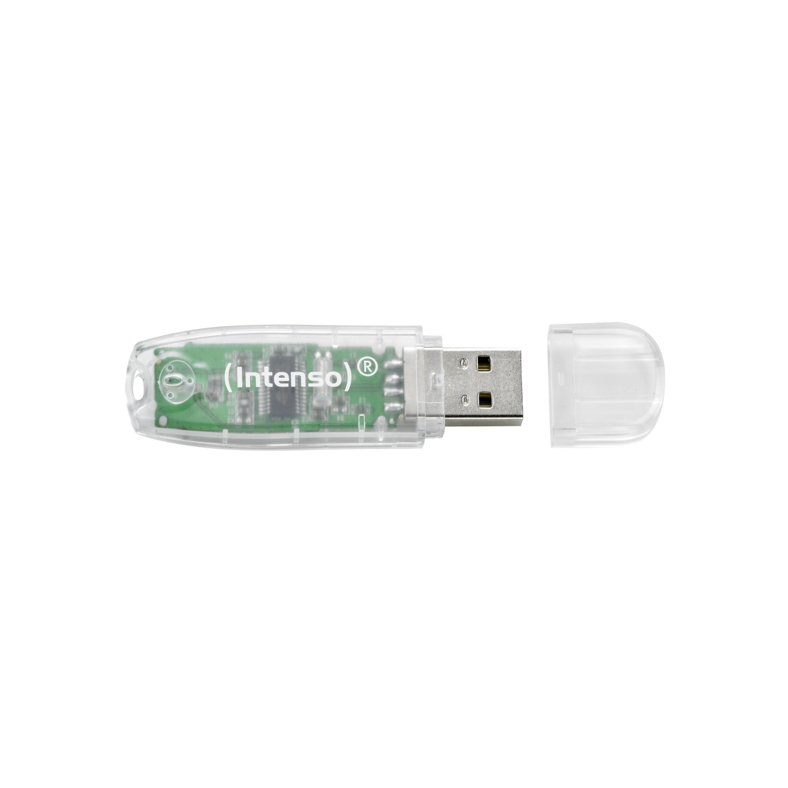 INTENSO Clé USB 2.0 Rainbow Line - 32 Go Transparent