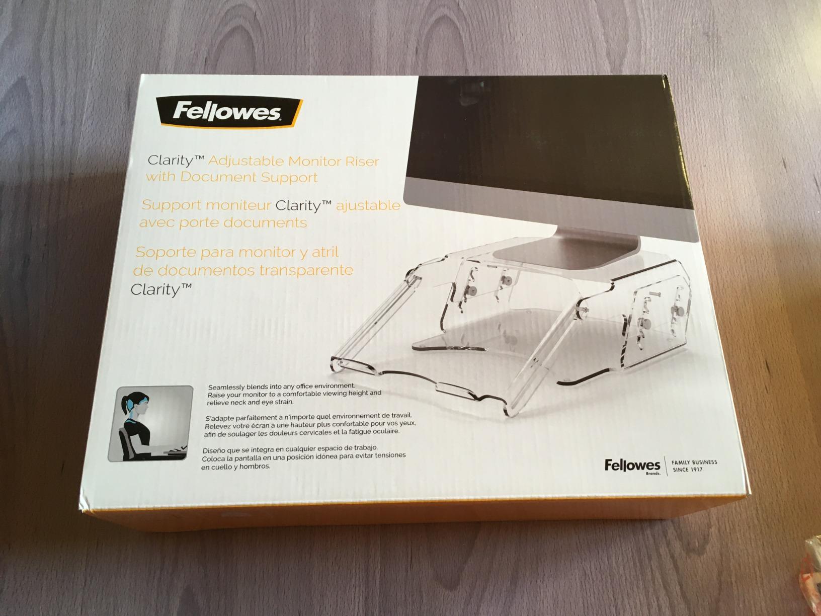 FELLOWES SUPPORT ORDINATEUR PORTABLE CLARITY
