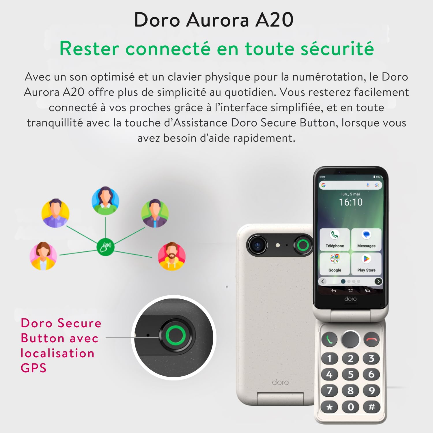 Doro Aurora A20 BONE