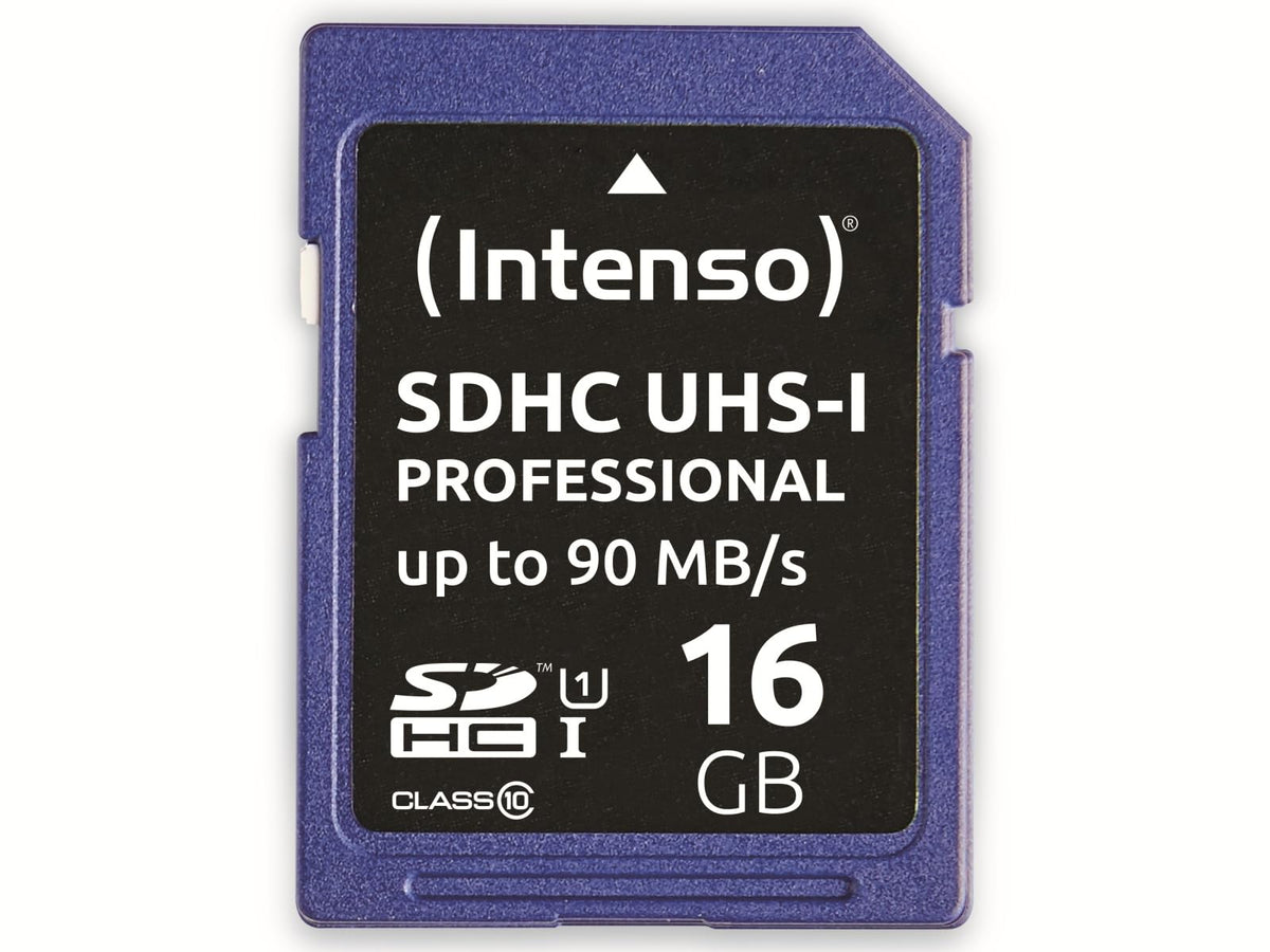 INTENSO Carte SDHC UHS-I Professional Class 10 - 16 Go