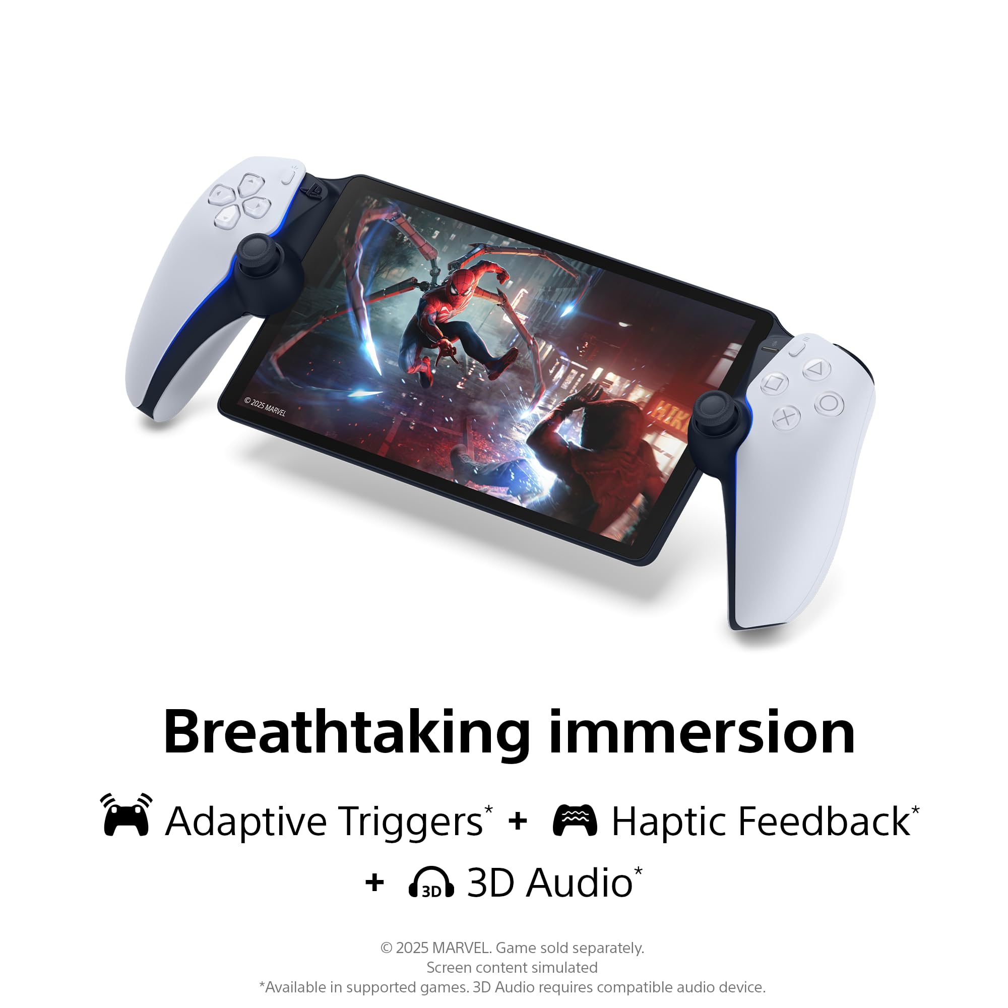Playstation Portal - Lecteur à distance pour Playstation 5 (Écran 8'', Pas besoin de TV) Blanc