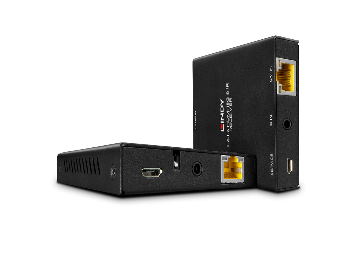 LINDY 50m Cat.6 HDMI 18G & IR Extender with PoC & Loop Out