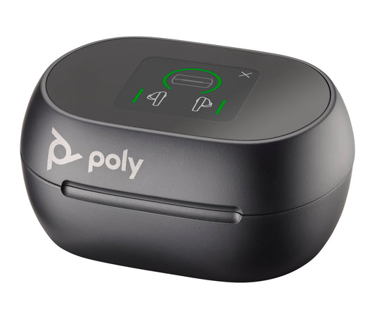 POLY Voyager Free 60+ Boitier tactile vide USB-C noir