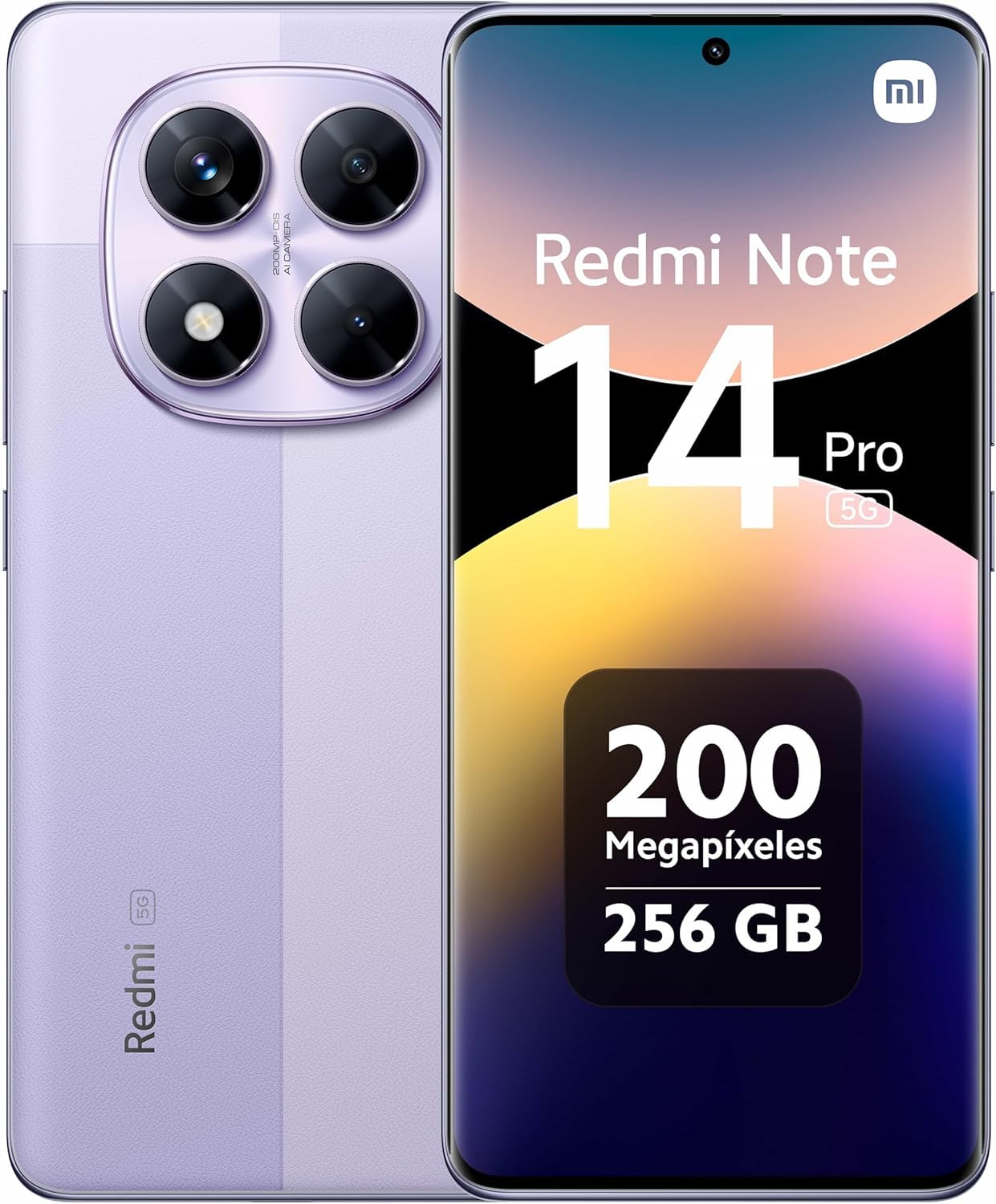 Xiaomi Redmi Note 14 Pro 5G (Double Sim - 6.67", 256 Go, 8 Go RAM) Violet