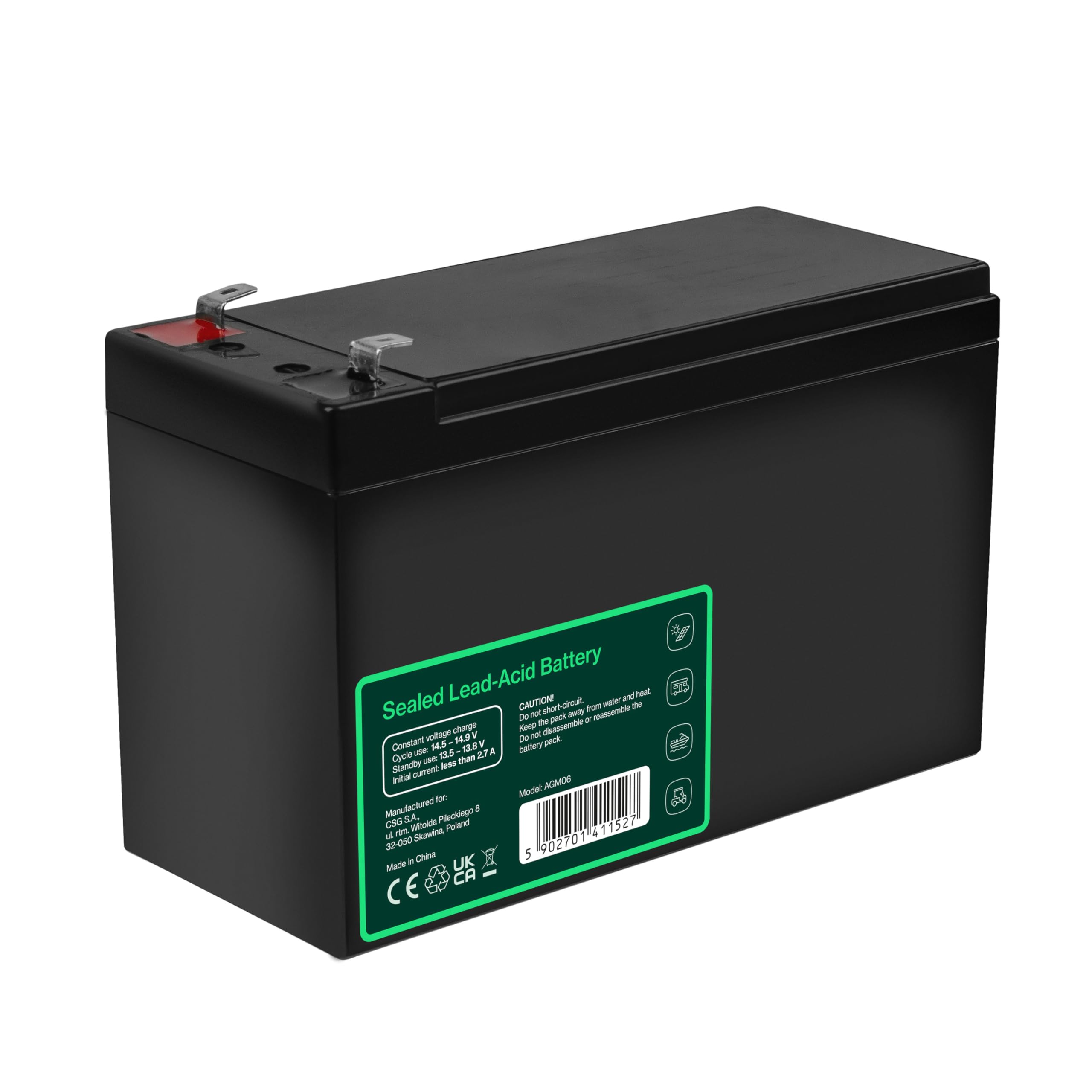 Green Cell AGM06 Batterie de l'onduleur Sealed Lead Acid (VRLA) 12 V 9 Ah