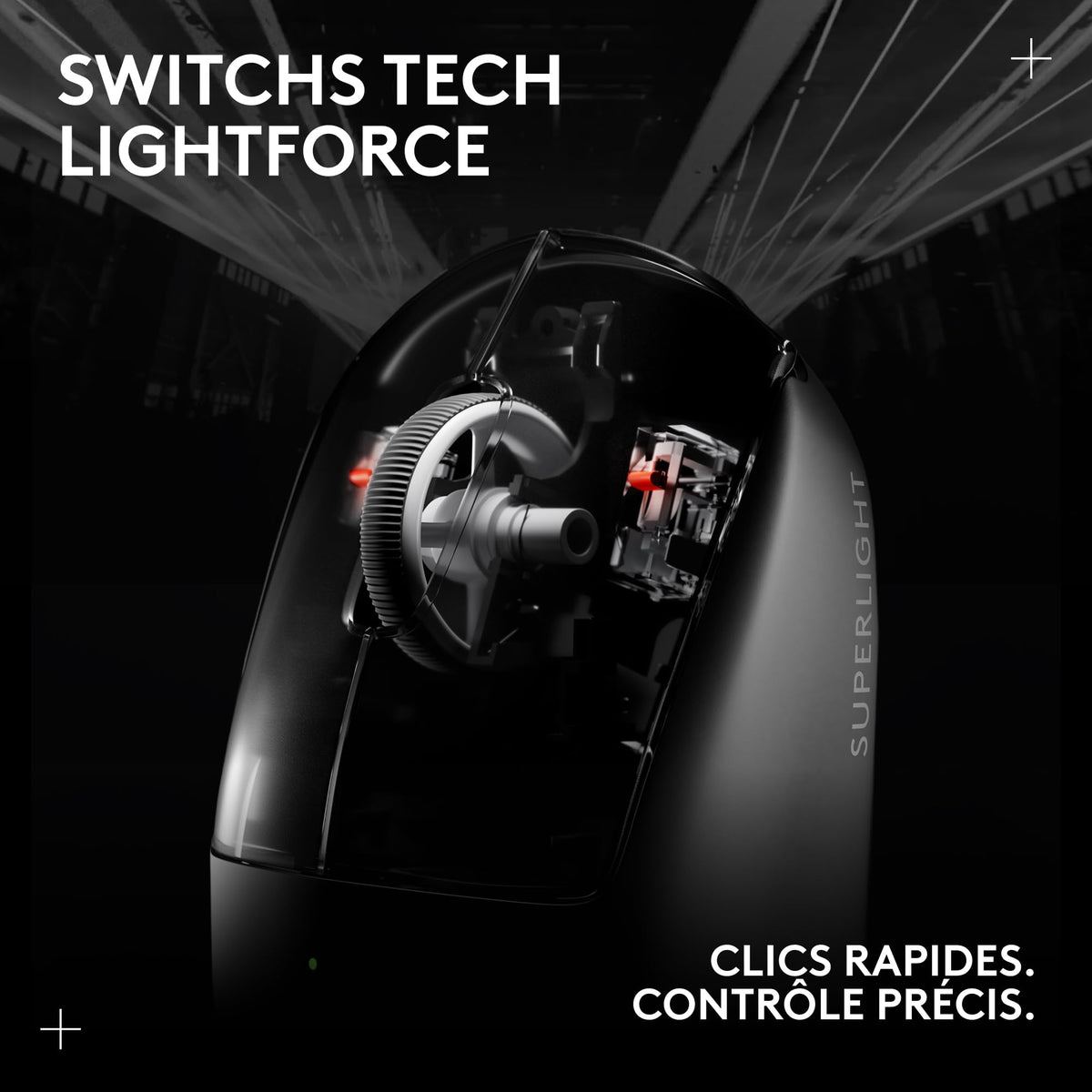 LOGITECH G PRO X SUPERLIGHT 2 LIGHTSPEED Gaming Mouse - BLACK - 2.4GHZ - N/A - EER2-933 - 933