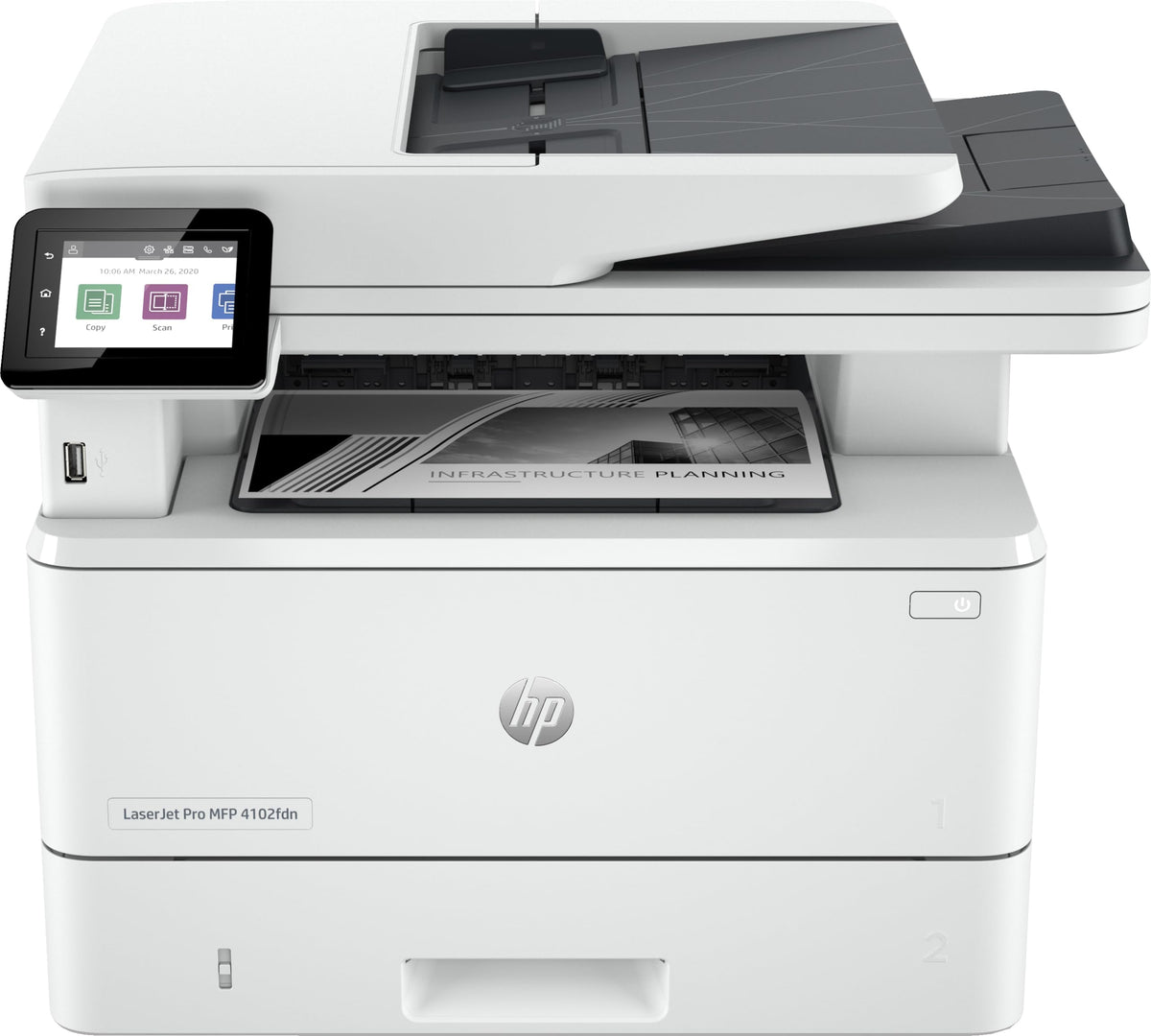 HP LaserJet Pro MFP 4102fdn MFP Mono laser 38ppm Copy 40ppm Print 350sheets LAN USB USB imprimante A4 multifonction laser monochrome