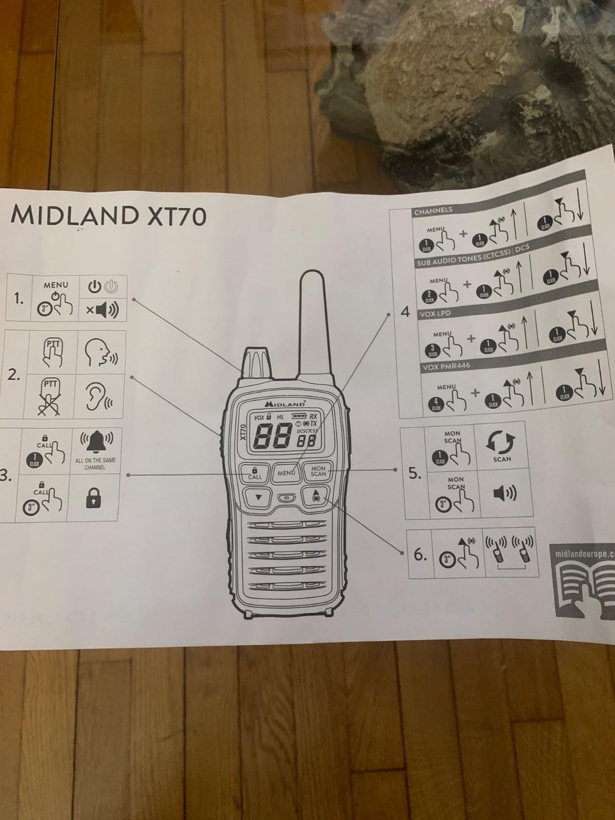 MIDLAND XT70 PRO Hobby & Work Valise 2 talkies walkies + acc