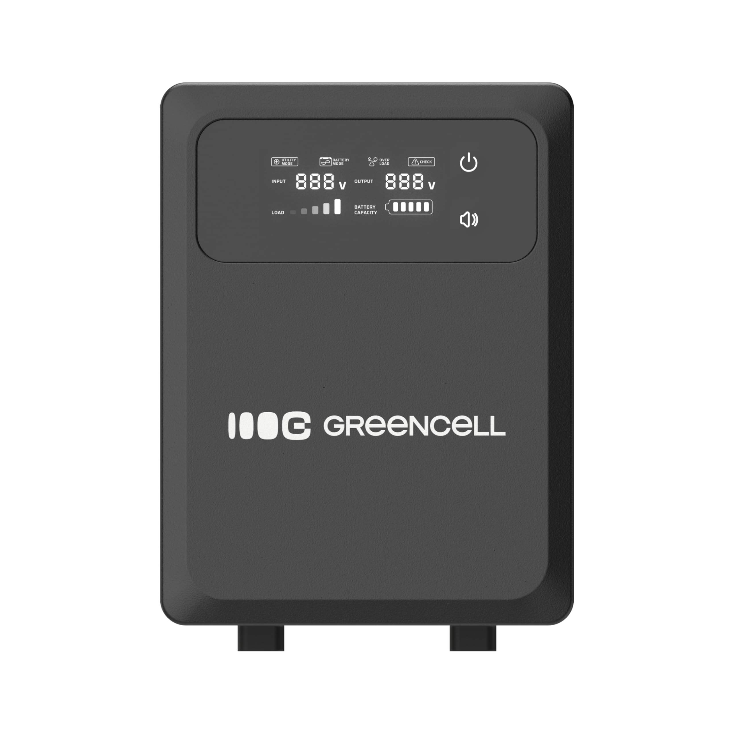 Green Cell UPSLPPC1000 Onduleur AVR UPS 1500VA 1000W PowerCore 12 VDC avec écran LCD