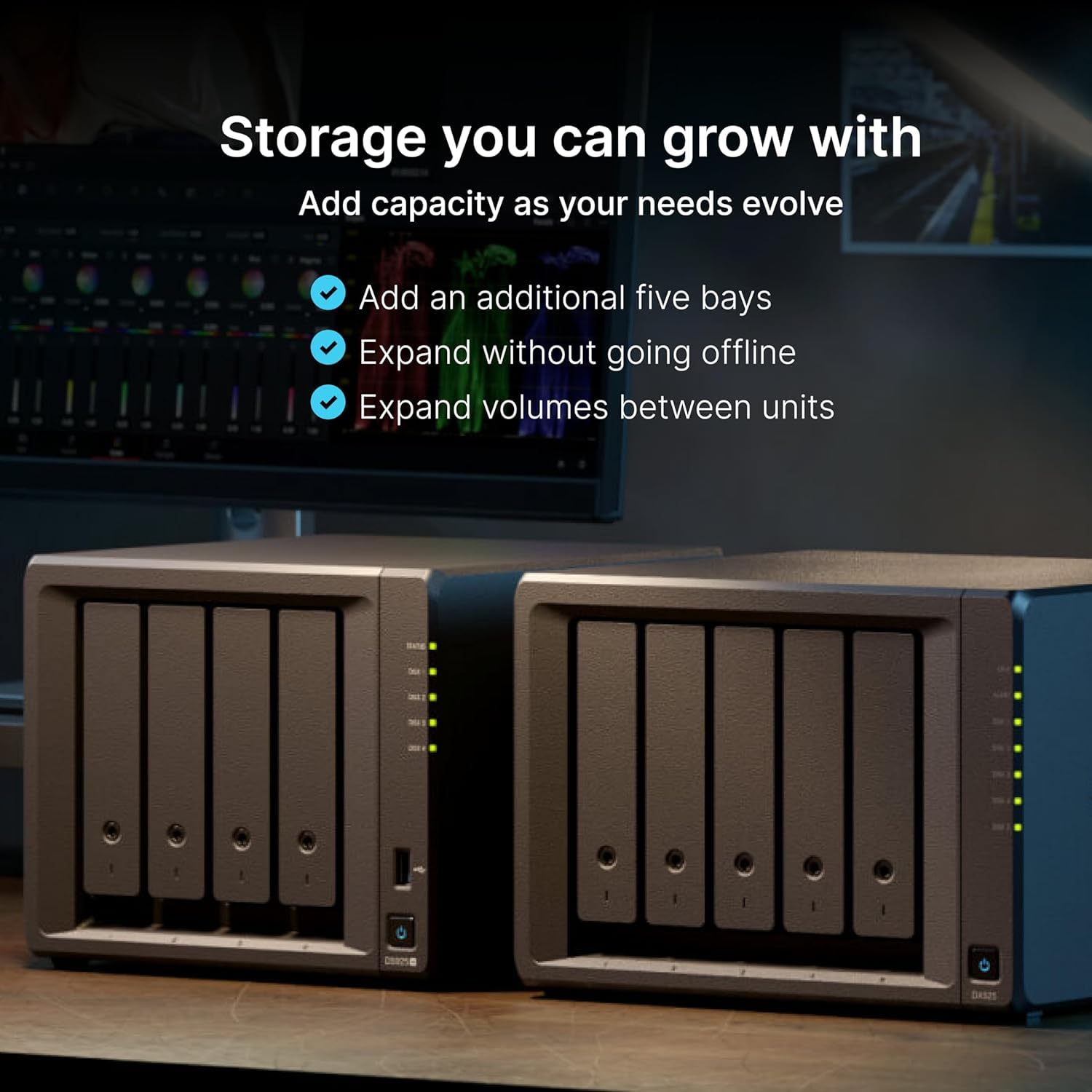 SYNOLOGY DS925+ DiskStation NAS Ryzen V1500B 4Go ECC SODIMM