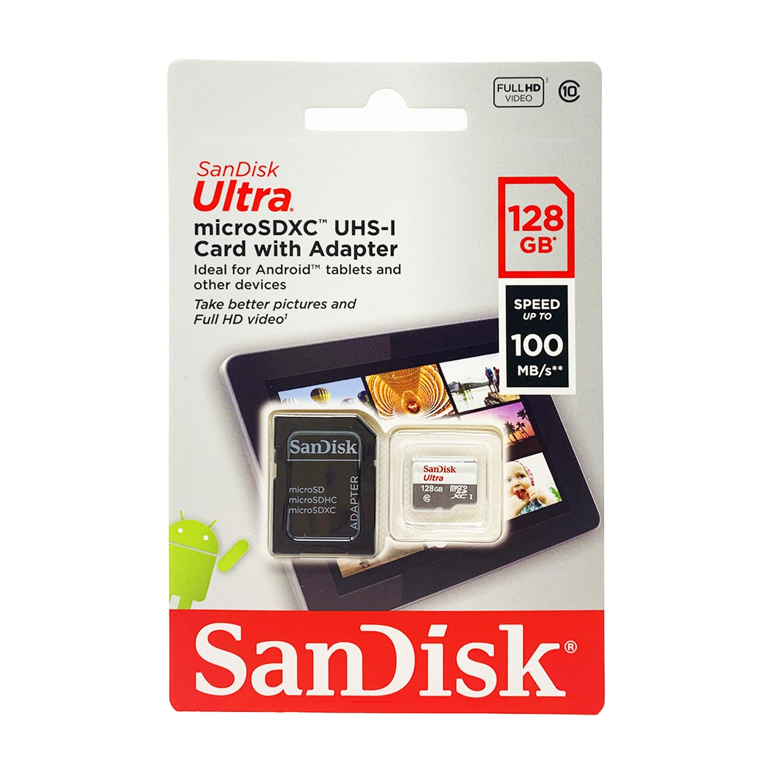 128GB Ultra microSDXC+SD Adapter