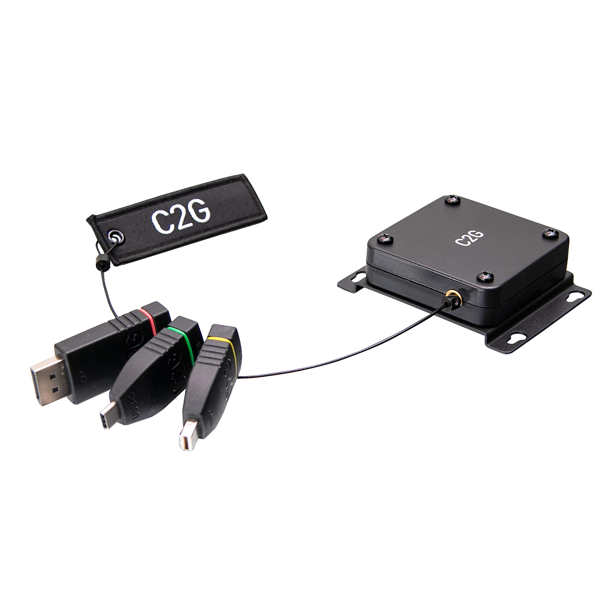 C2G HDMI Adapter Ring mDP DP USBC Rectractor