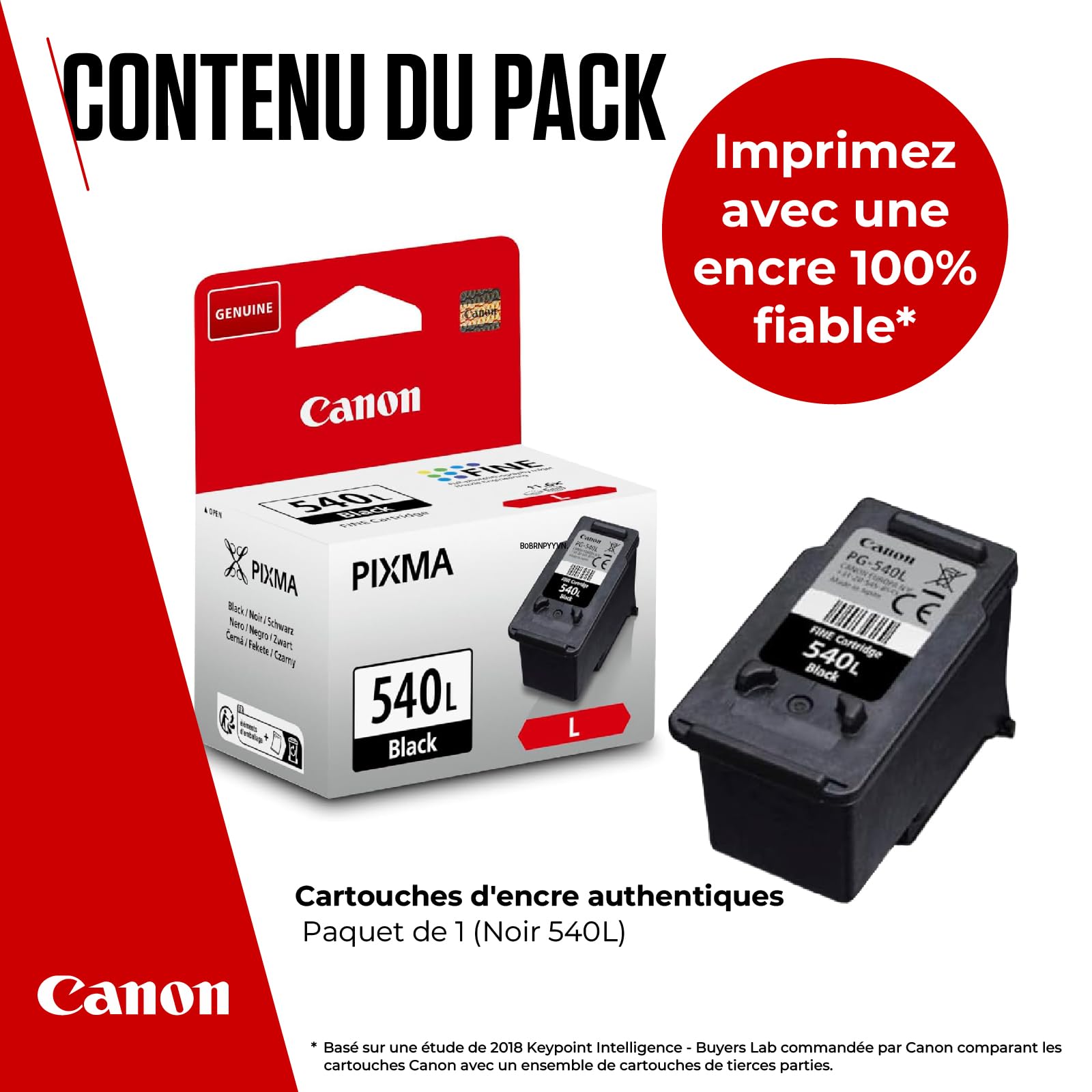 CANON 1LB PG-540L Black Ink Cartridge 300P
