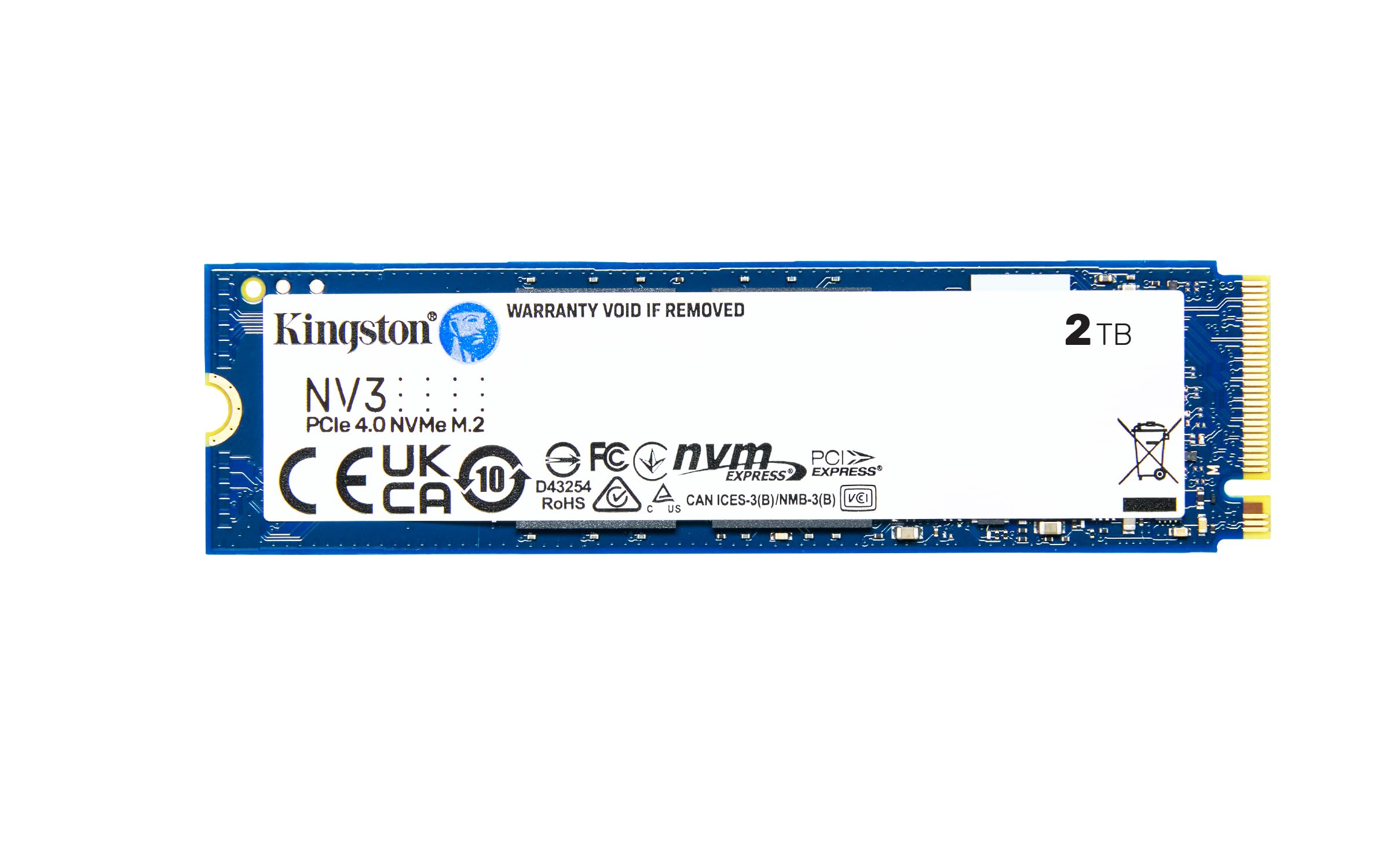 KINGSTON 2000Go NV3 M.2 2280 PCIe 4.0 NVMe SSD
