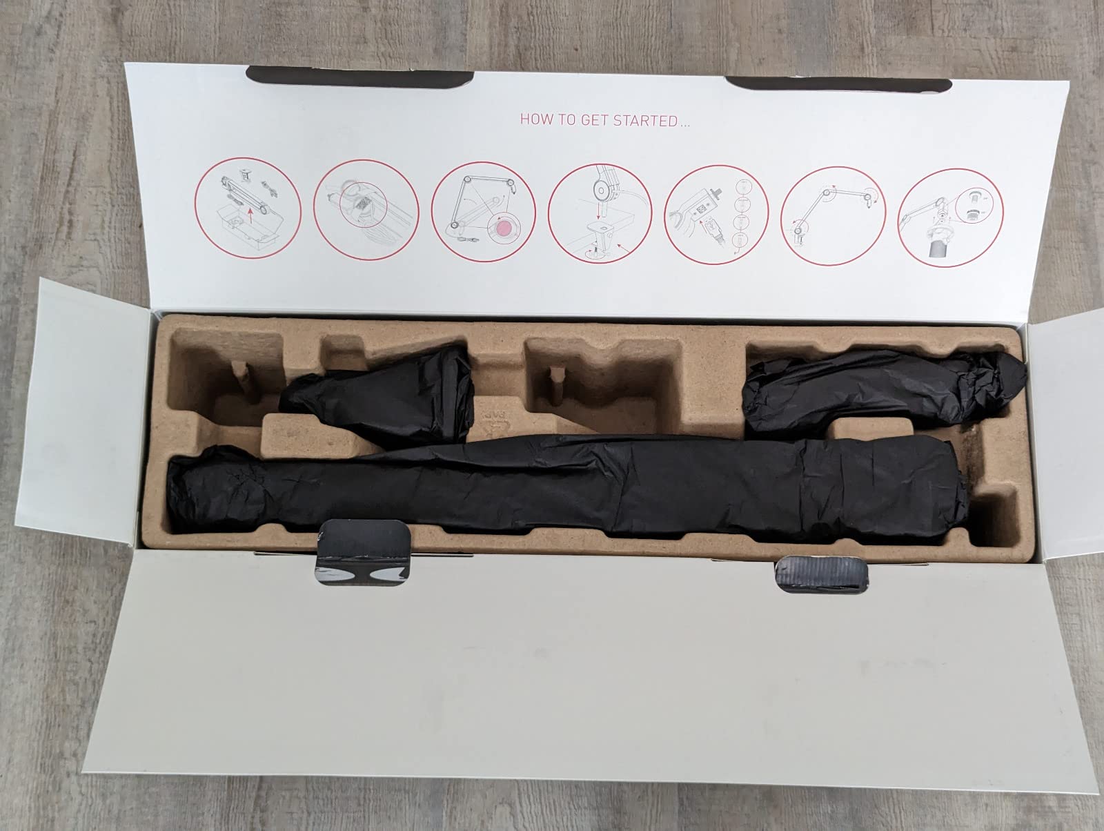 CHERRY Bras de microphone MA 6.0 UNI USB avec hub intégré