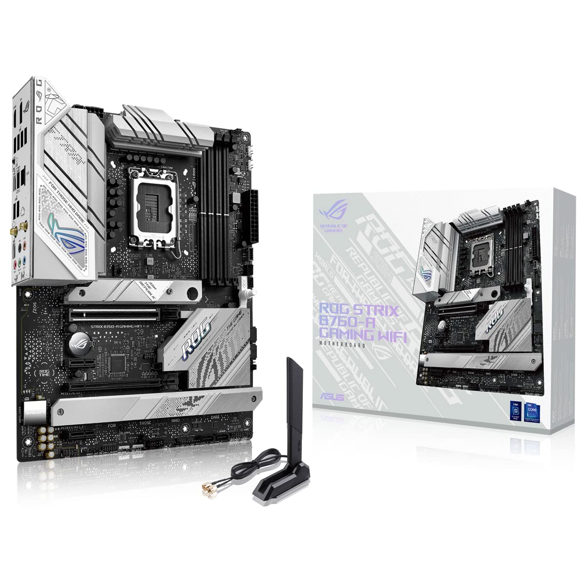 ASUS ROG STRIX B760-A GAMING WIFI LGA 1700 4DDR5 ATX 4xSATA MB 1x PCIe 5.0 x16 3xM.2
