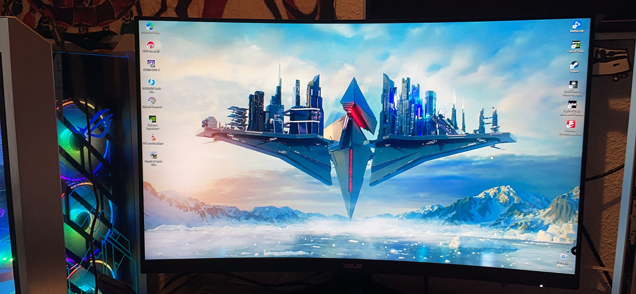 ASUS VG328H1B TUF Gaming 31.5p FHD Curved Monitor 1920x1080 165Hz 1ms MPRT FreeSync Premium VA 16:9 D-Sub HDMI