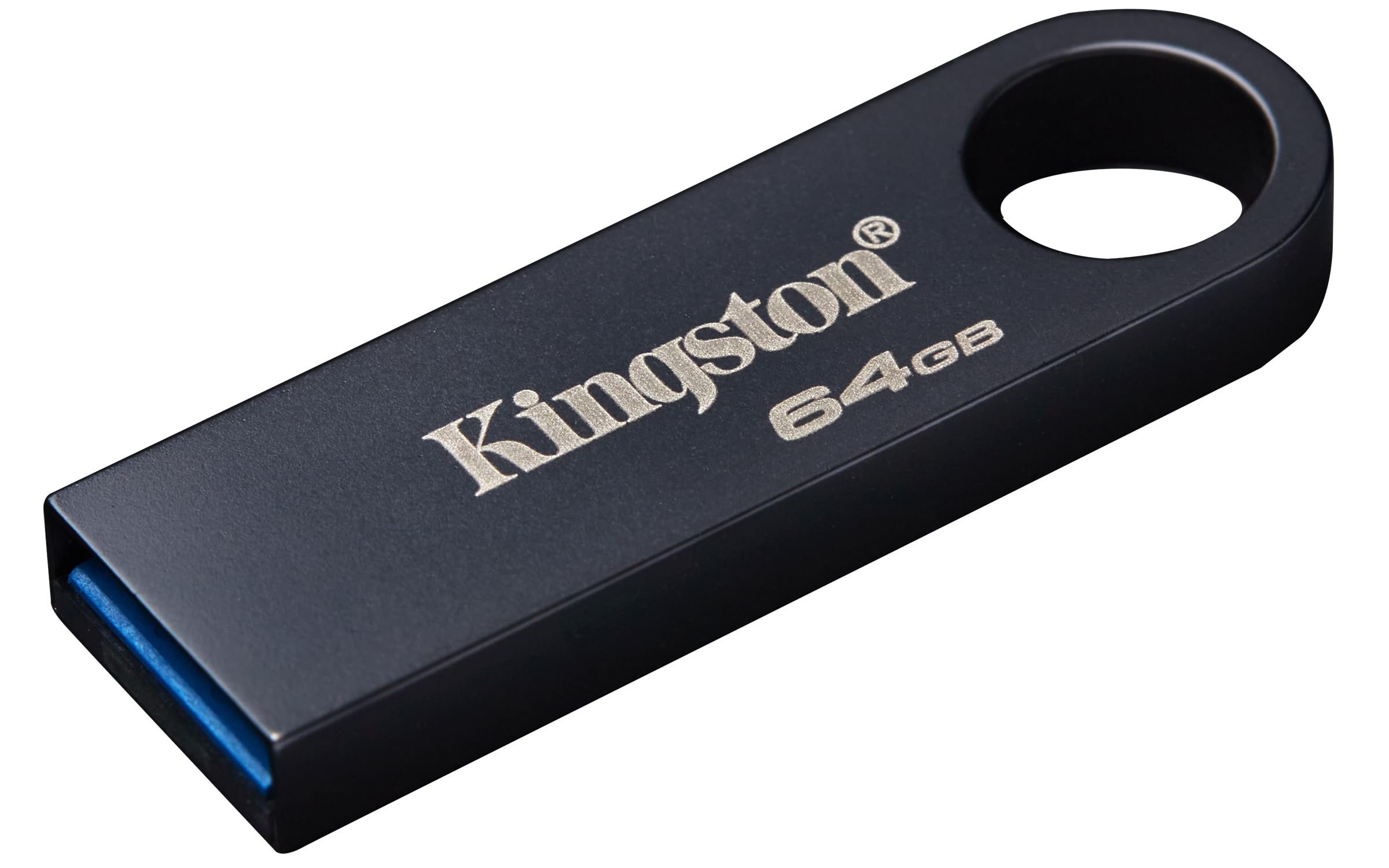 KINGSTON 64Go DataTraveler SE9 G3 USB 3.2 Gen 1 speeds 220Mo/s read 100Mo/s write Dark Nickel