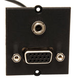 BACHMANN Plastron VGA + jack audio 3,5 mm