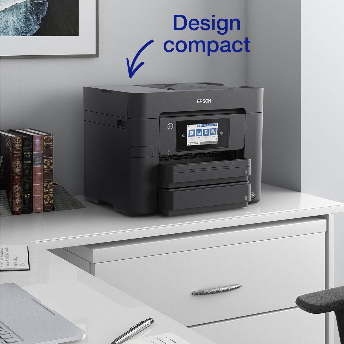 EPSON WorkForce Pro WF-4830DTWF MFP colour ink-jet A4 25ppm print 500 sheets USB 2.0 LAN Wi-Fi USB host NFC