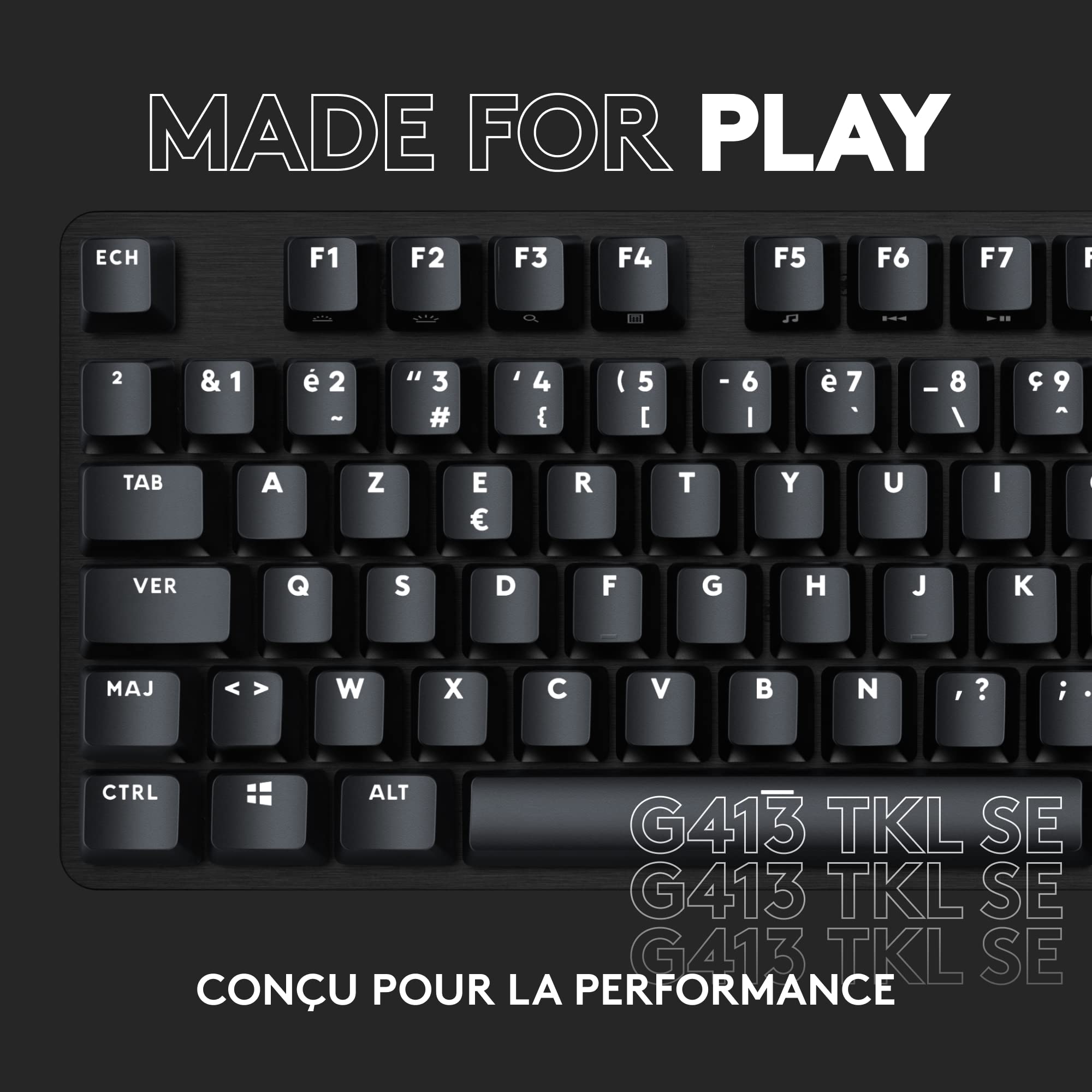 LOGITECH G413 TKL SE - BLACK - CENTRAL (FR)