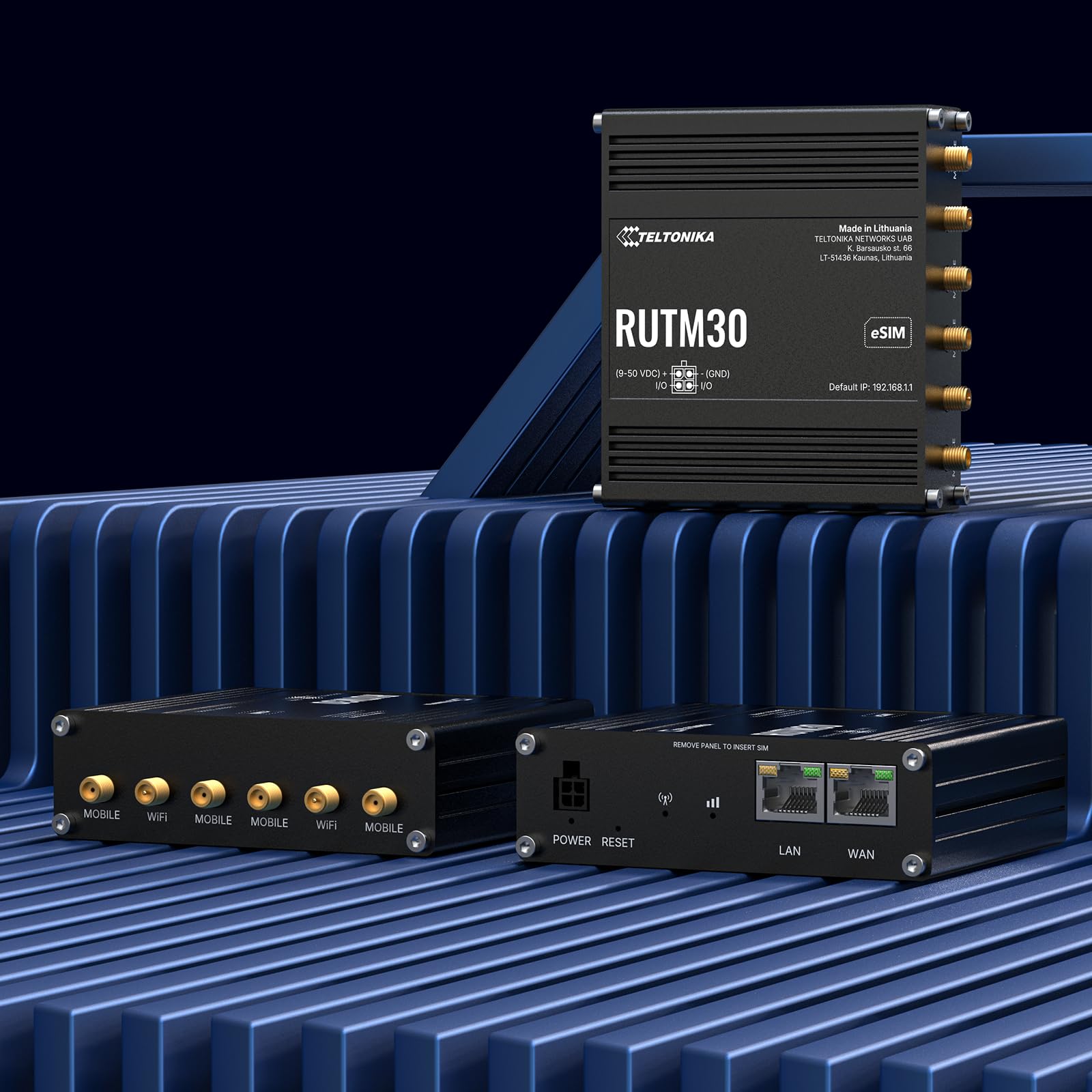 TELTONIKA NETWORKS RUTM30 DUAL SIM eSIM 5G/4G/LTE/3G Router