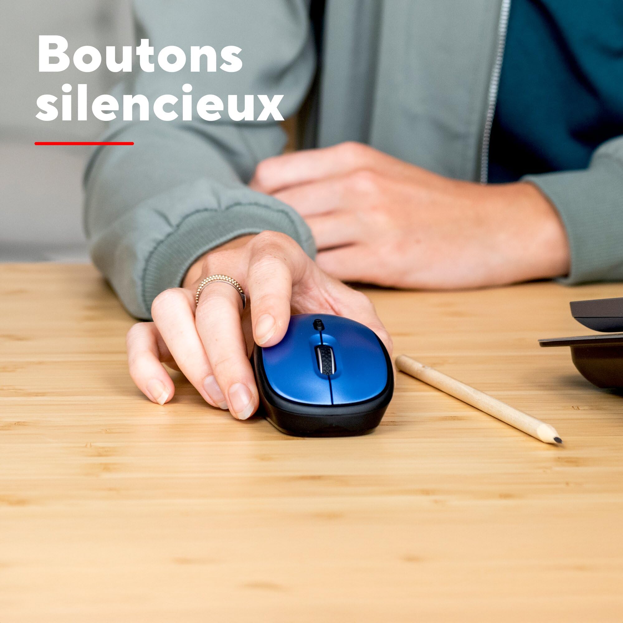 TRUST Souris sans fil compacte YVI+ ECO - Blue