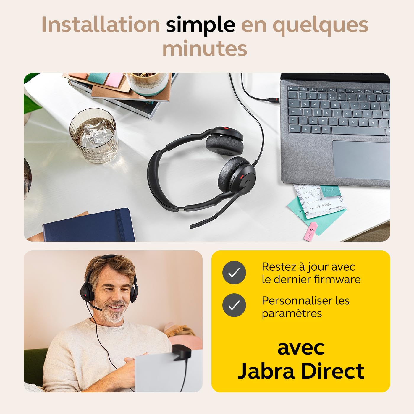 Jabra Evolve2 50 USB C/A UC Stereo