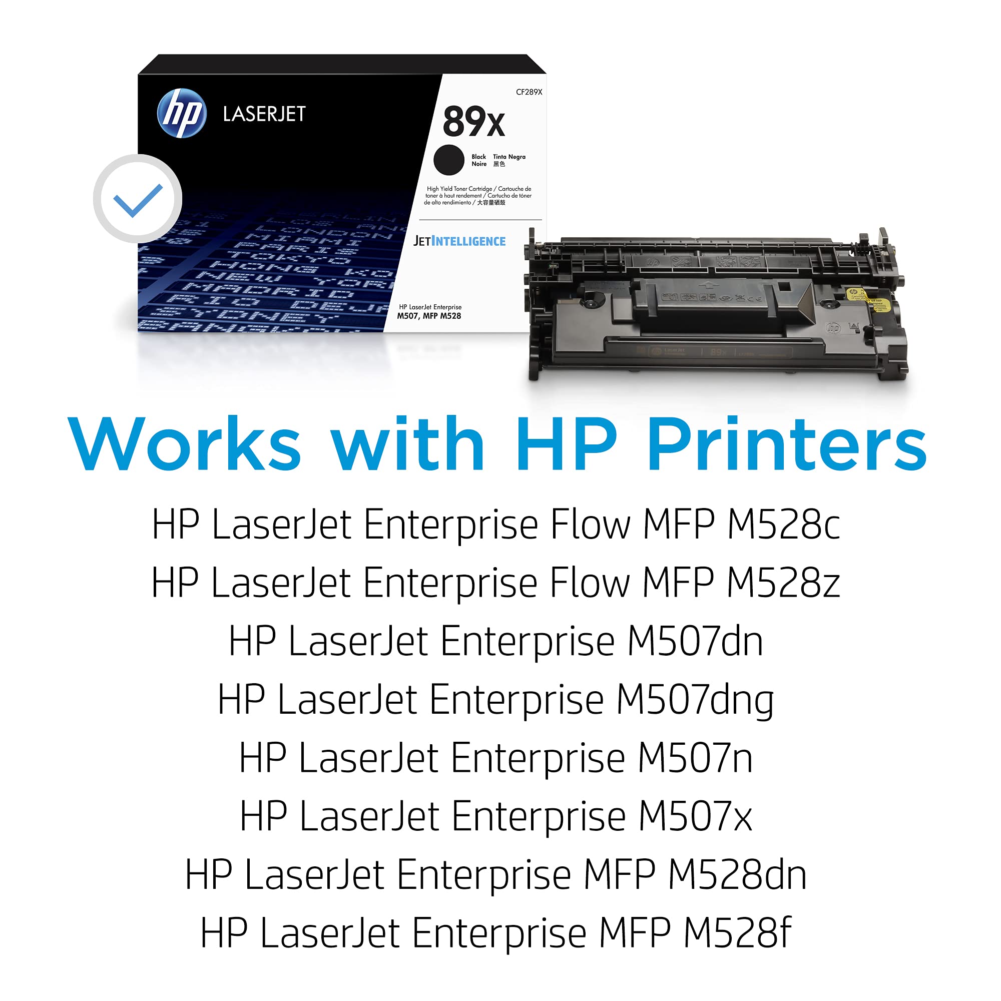 HP 89X Black LaserJet Toner Cartridge