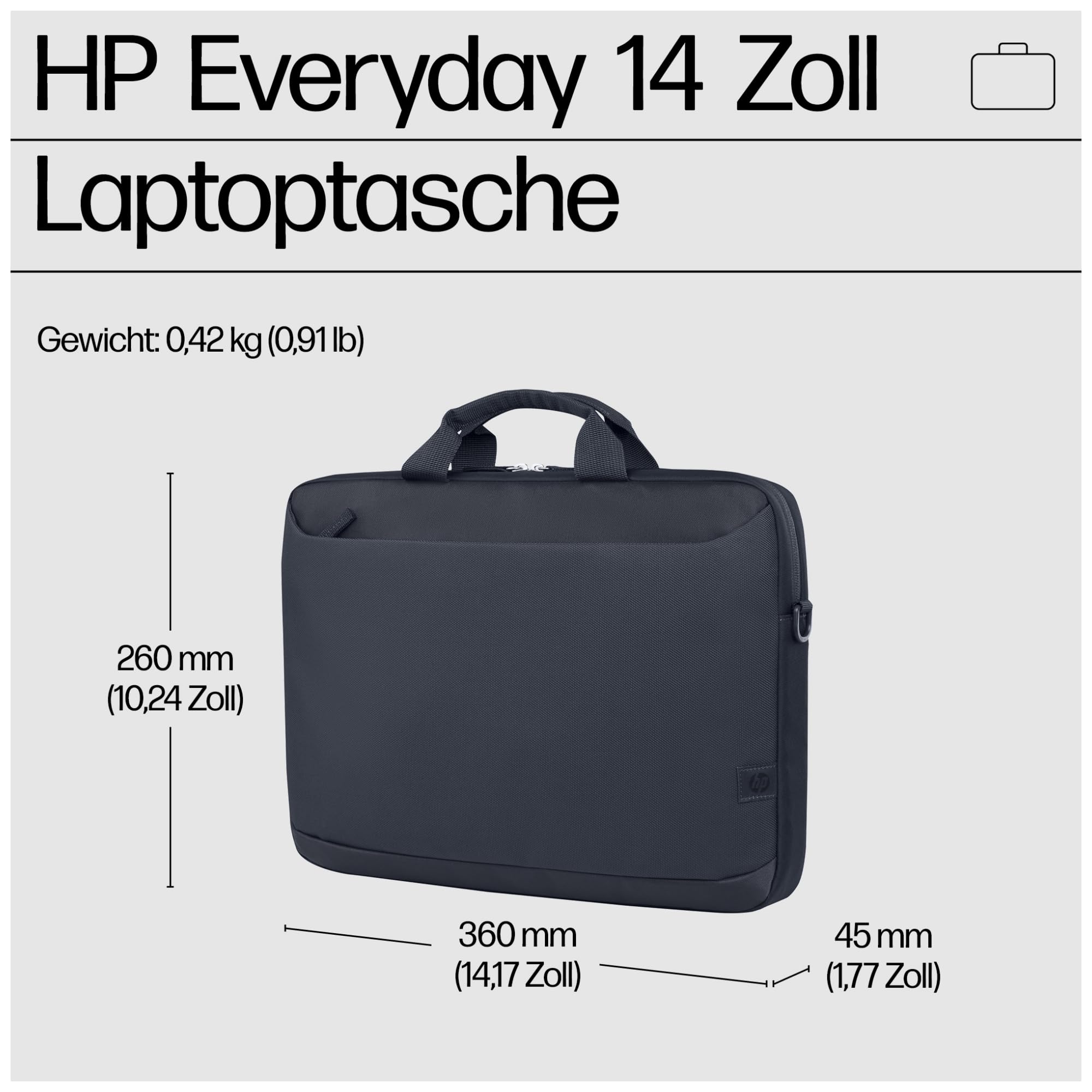 HP Evday 14p Odyssey Gray Laptop Briefcase