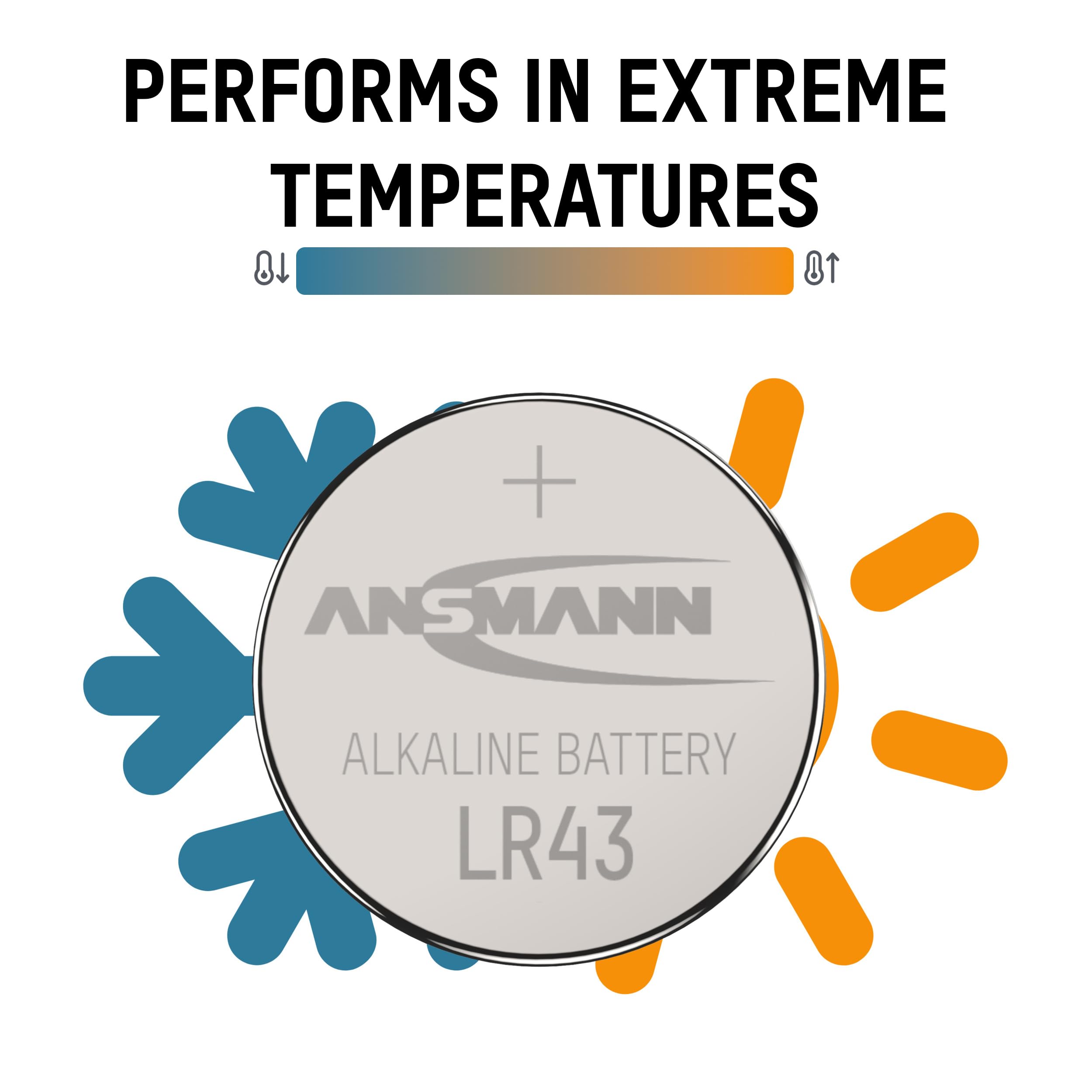 ANSMANN Piles alcalines 5015293 LR43 blister de 1