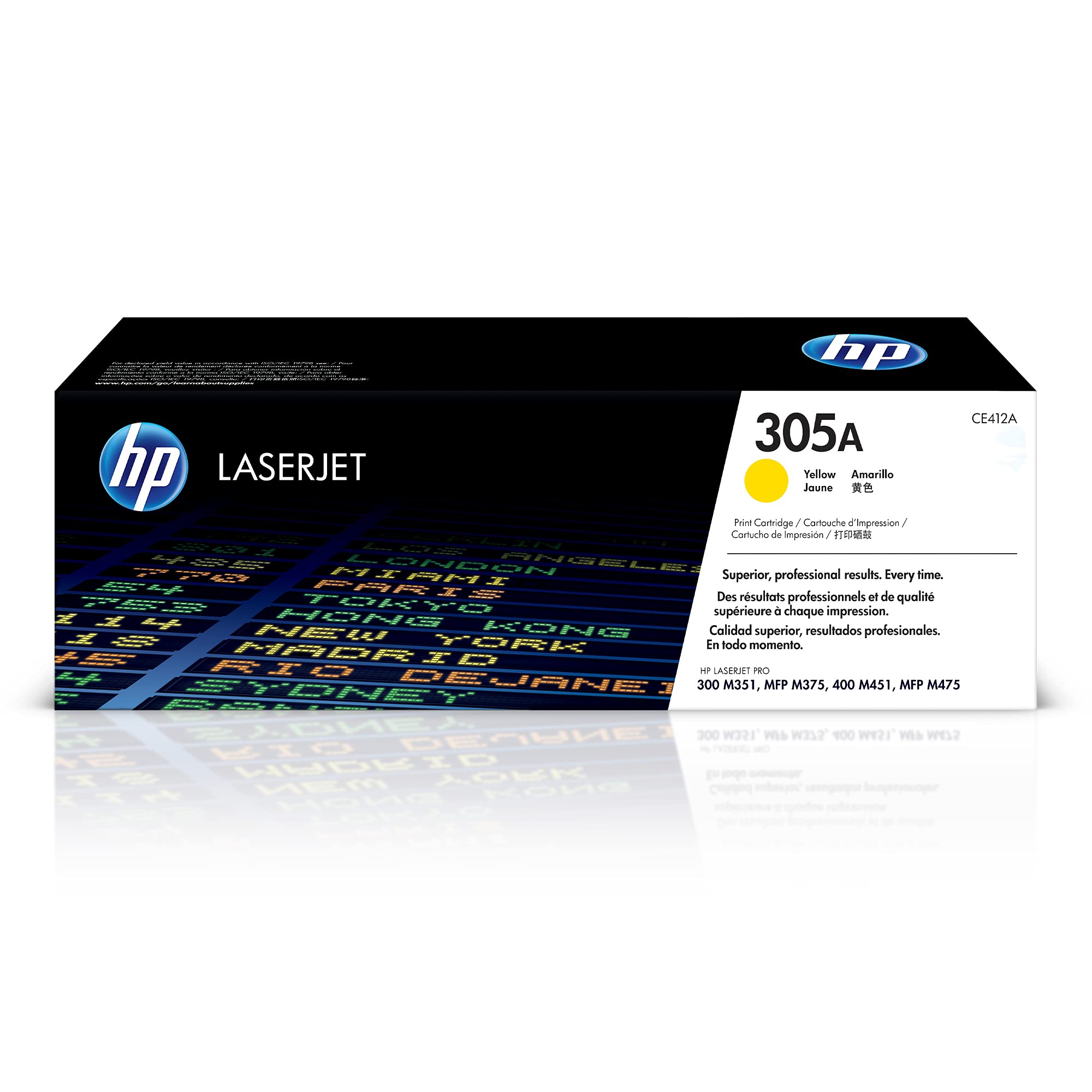 HP 305A original LaserJet Toner cartridge CE412A yellow standard capacity 2.600 pages