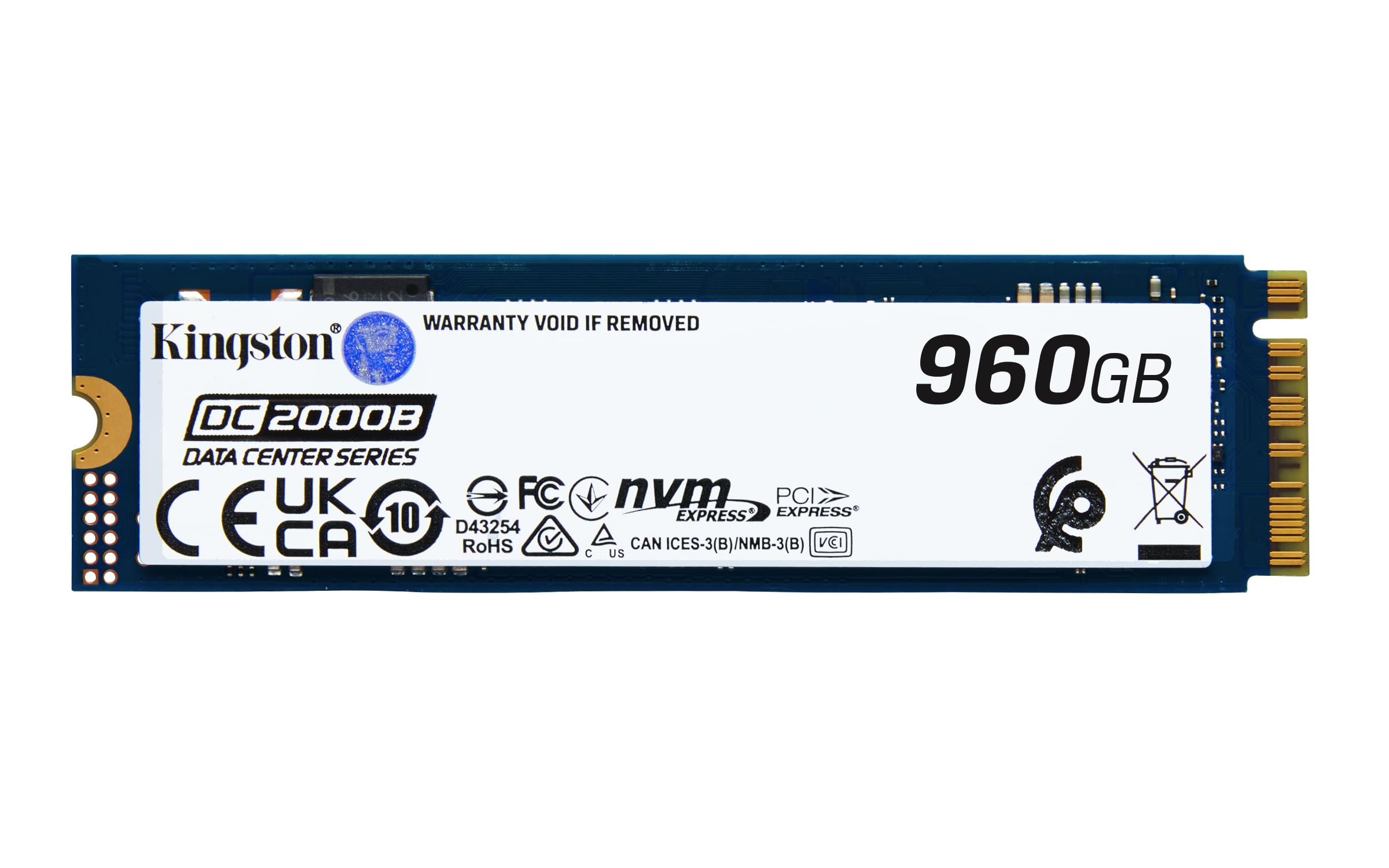 KINGSTON 960Go DC2000B PCIe 4.0 M.2 2280 Enterprise SSD