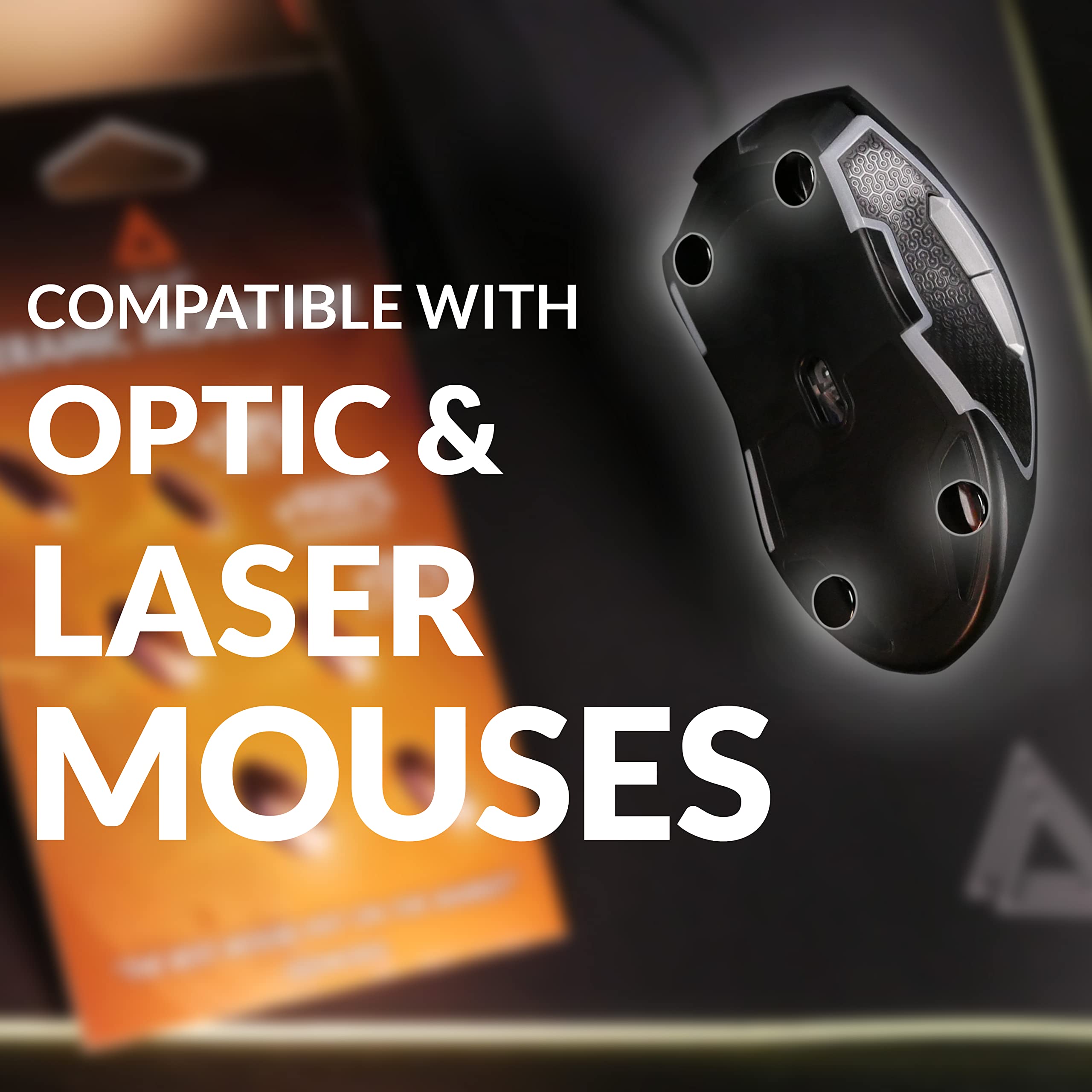 LEXIP - MO42 - PATINS CERAMIQUES POUR SOURIS - INTER PC/MAC