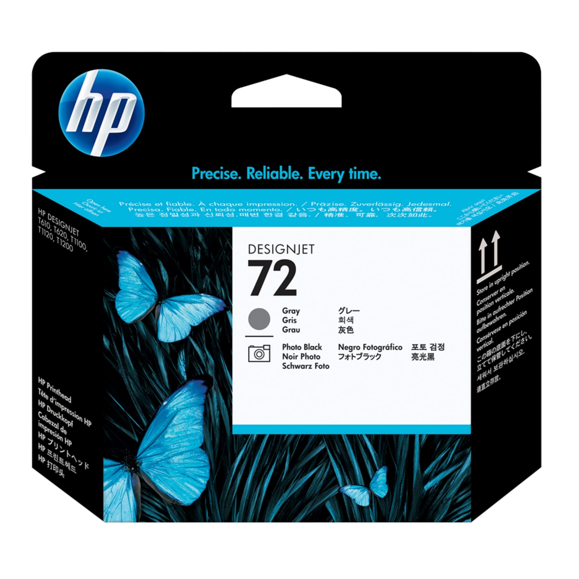 HP 72 original printhead C9380A grey and photo black standard capacity 1-pack