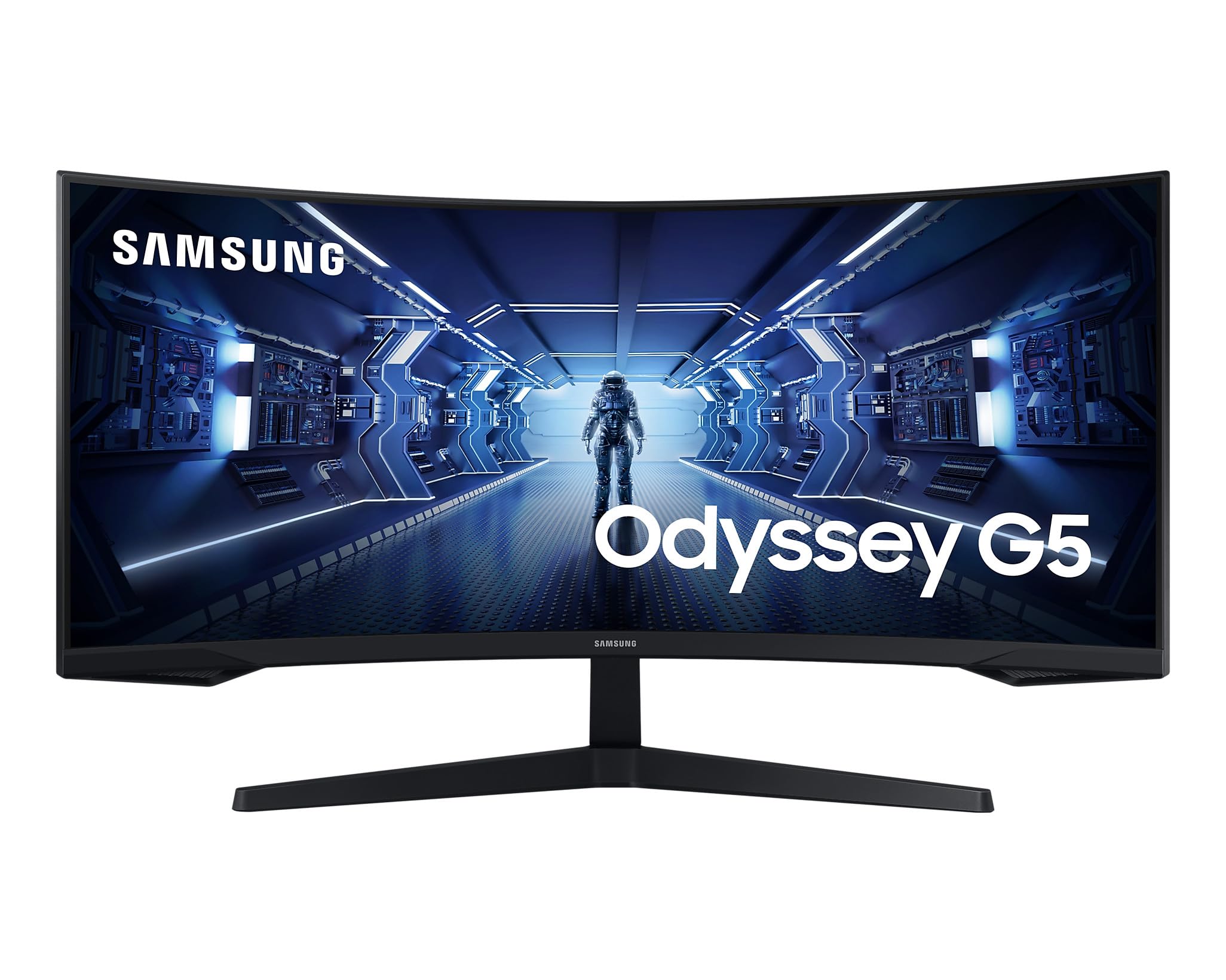 SAMSUNG ODYSSEY G5 - LC34G55T 34p 165Hz - Ecran gaming incurvé - UWQHD 3440x1440 - VA - 1ms - HDR10 - 250cd/m² - 2500 : 1 - HDMI- DP